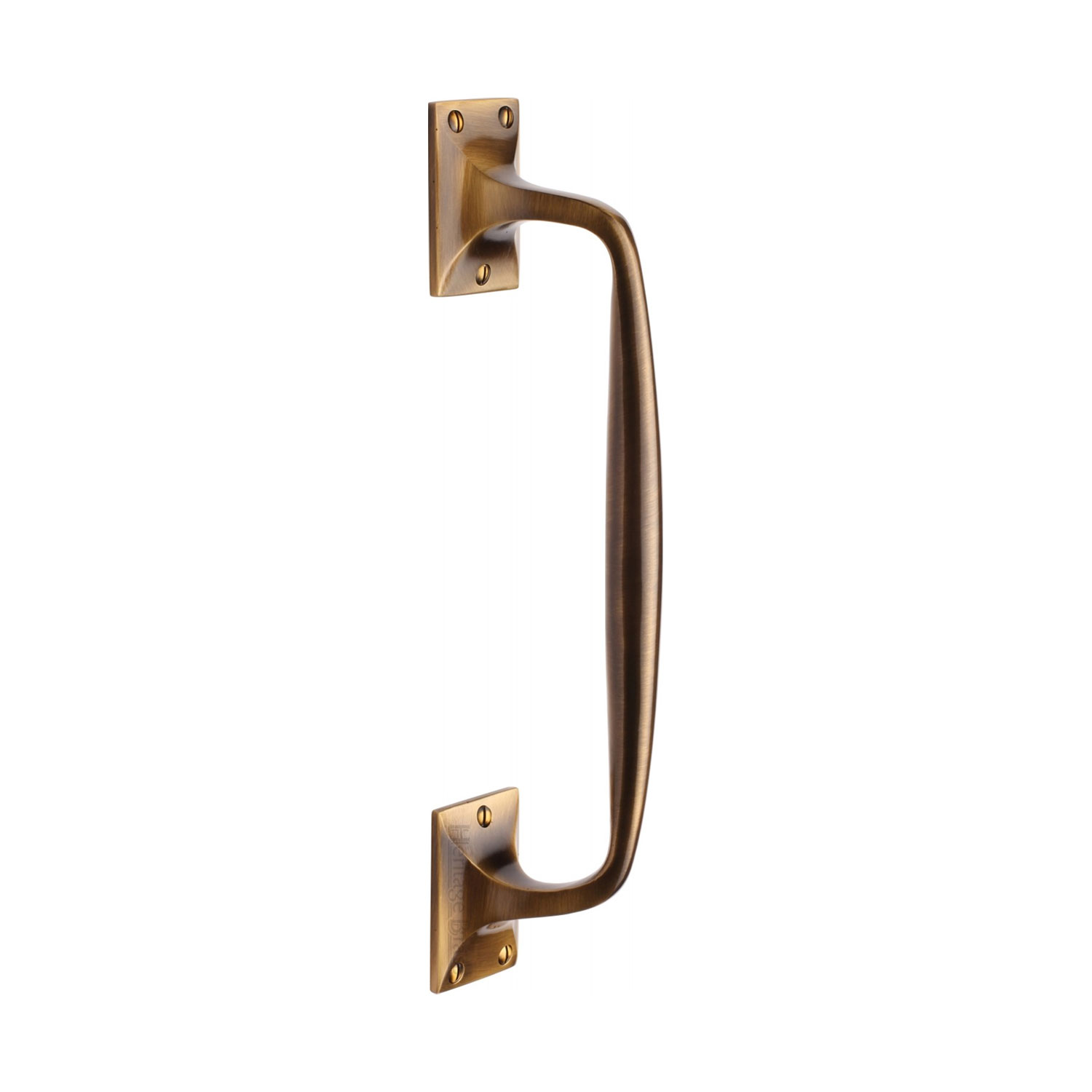 Heritage Brass Door Pull Handle Cranked Design 12"