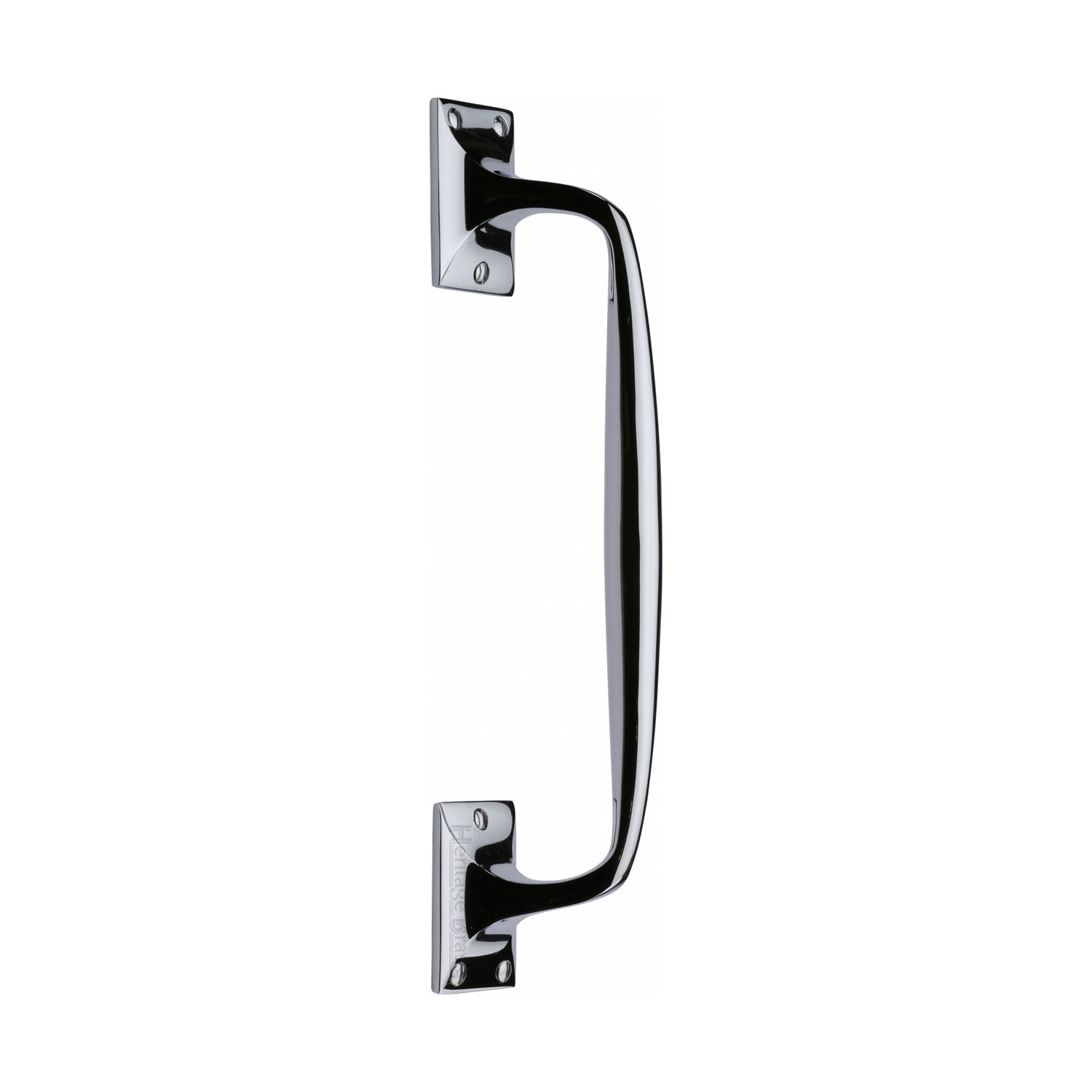 Heritage Brass Door Pull Handle Cranked Design 12"