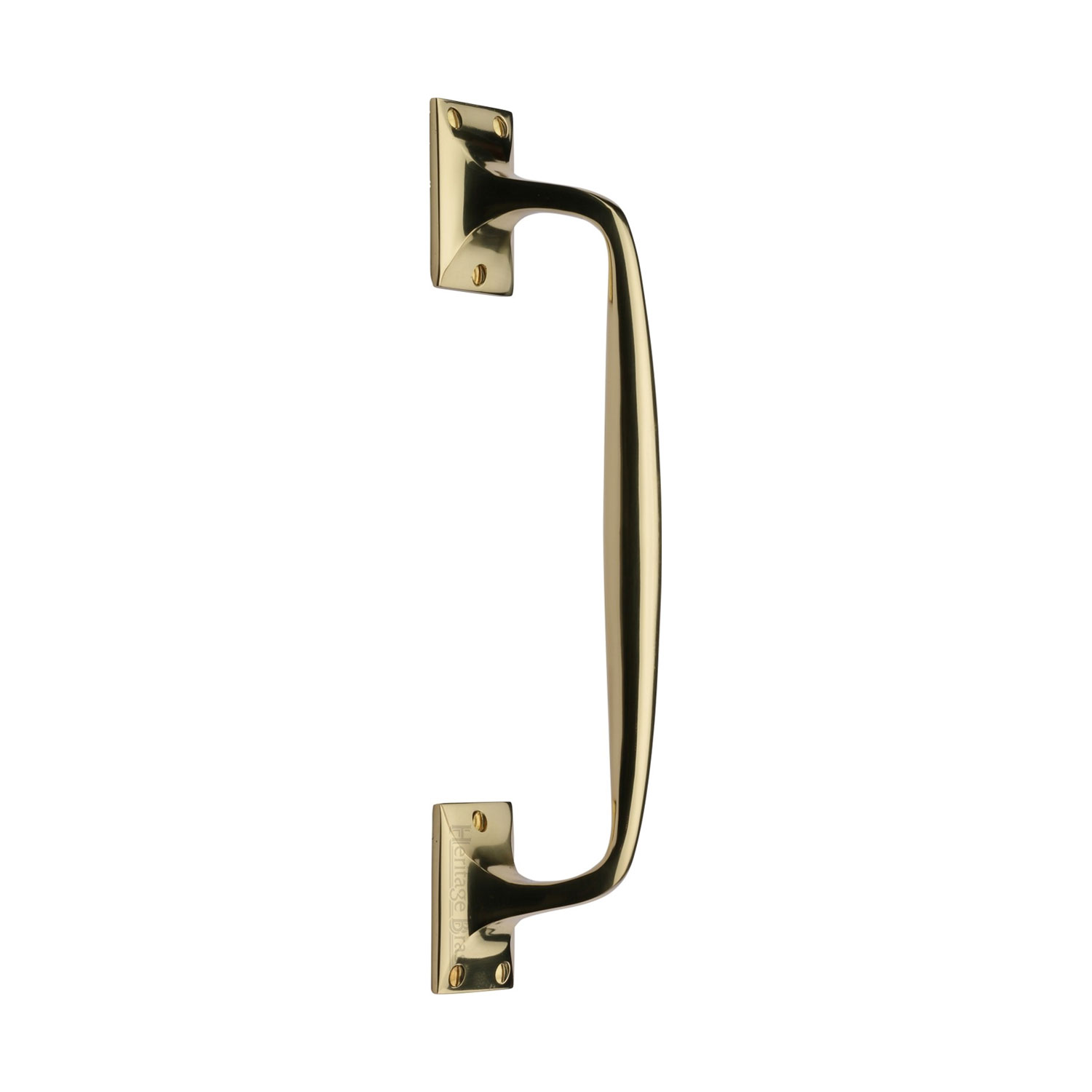 Heritage Brass Door Pull Handle Cranked Design 12"