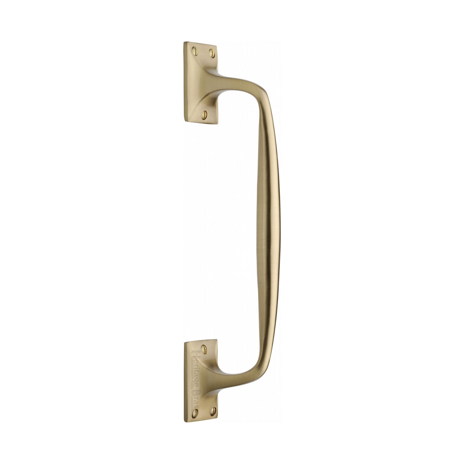 Heritage Brass Door Pull Handle Cranked Design 12"