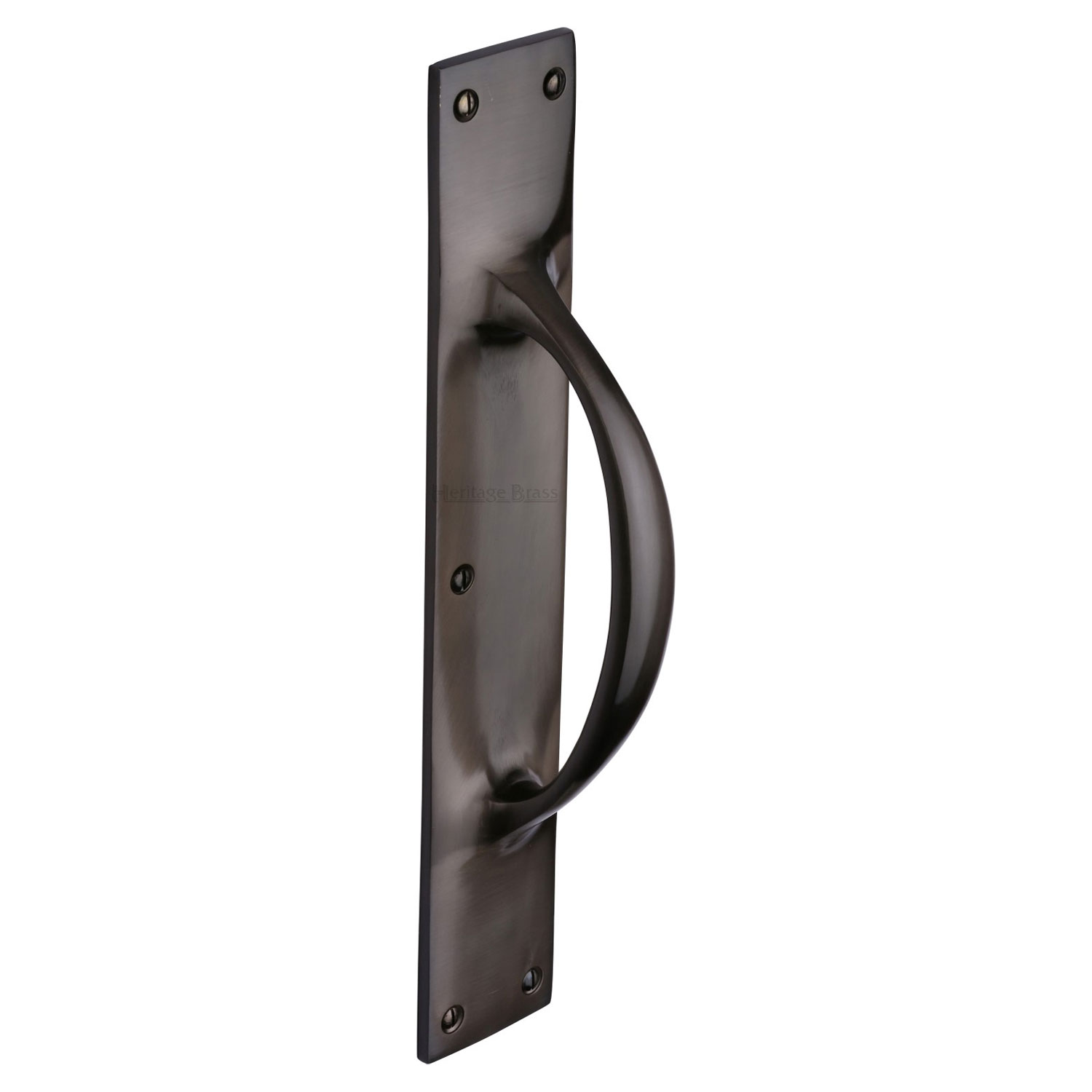 Heritage Brass Door Pull Handle on Plate