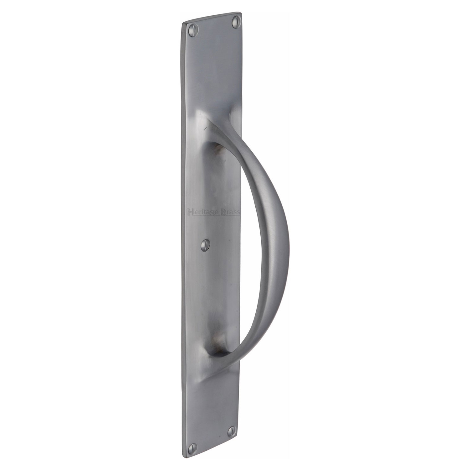 Heritage Brass Door Pull Handle on Plate