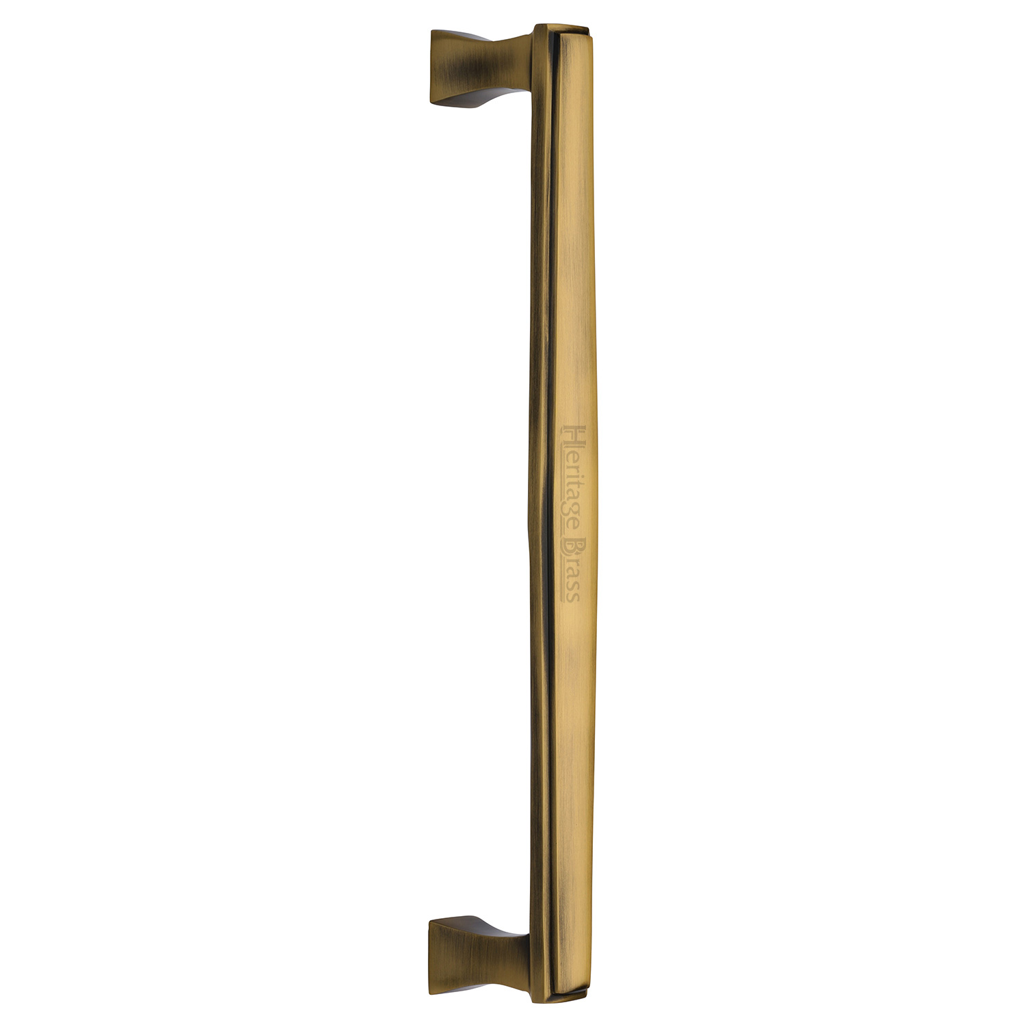Heritage Brass Door Pull Handle Deco Design 305mm