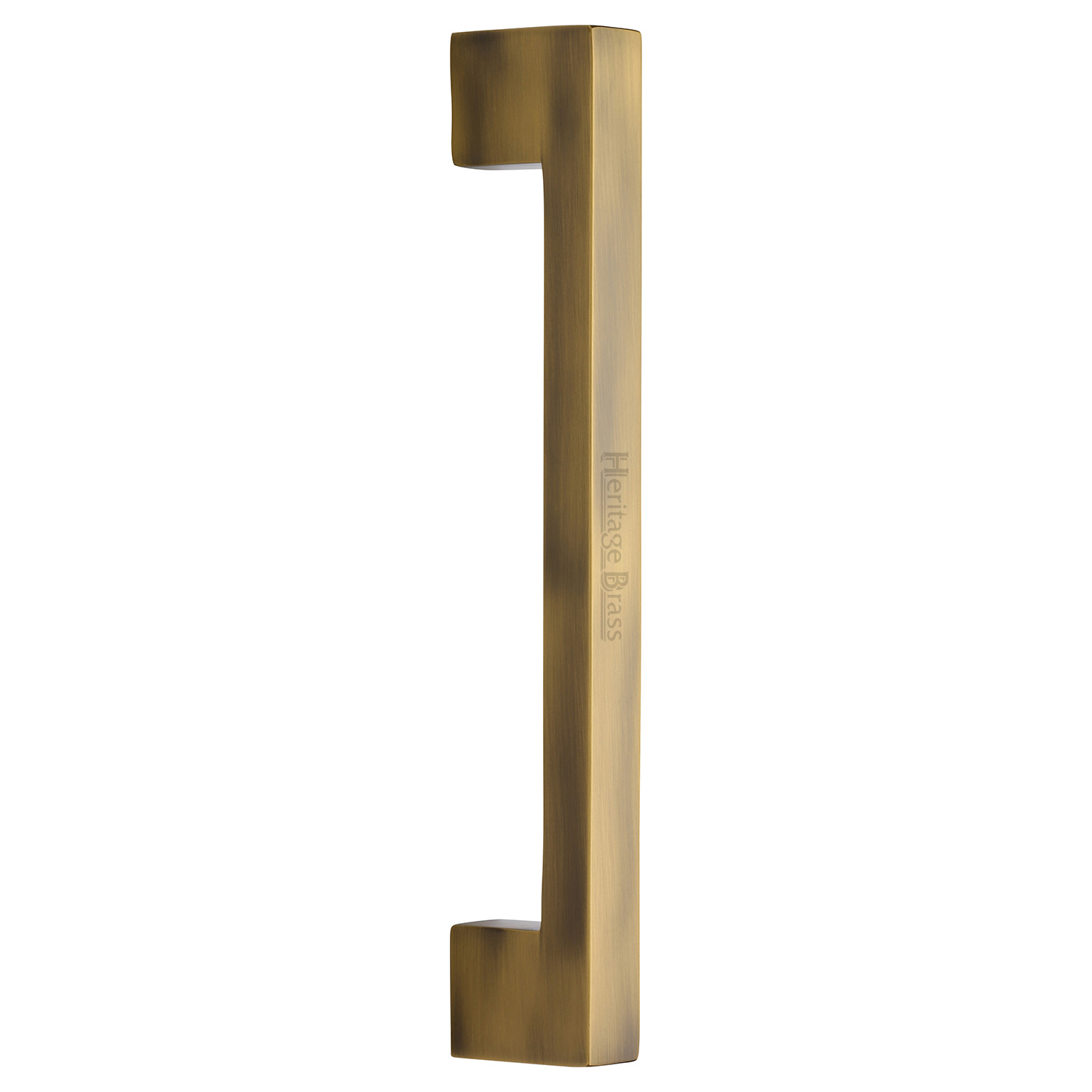 Heritage Brass Door Pull Handle Urban Design 305mm