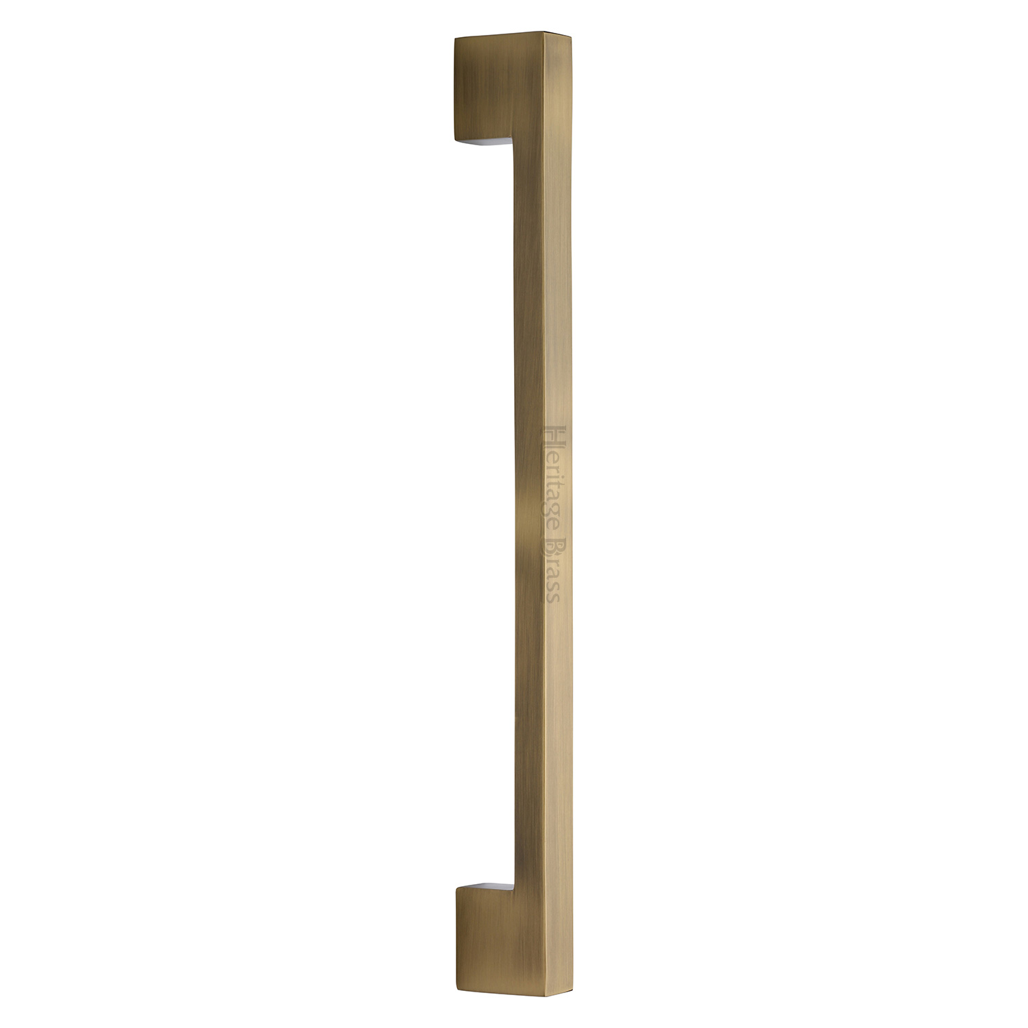 Heritage Brass Door Pull Handle Urban Design 457mm