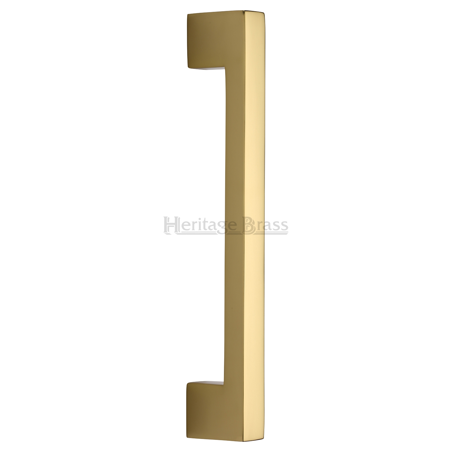 Heritage Brass Door Pull Handle Urban Design 457mm