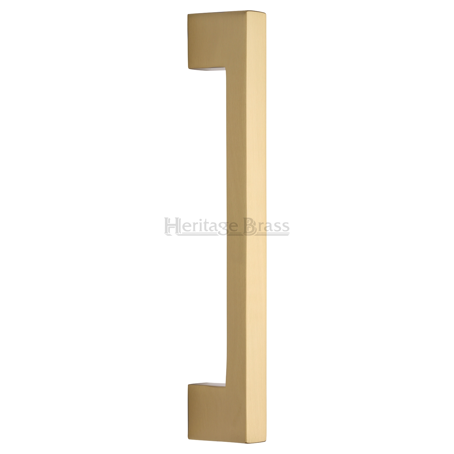 Heritage Brass Door Pull Handle Urban Design 457mm
