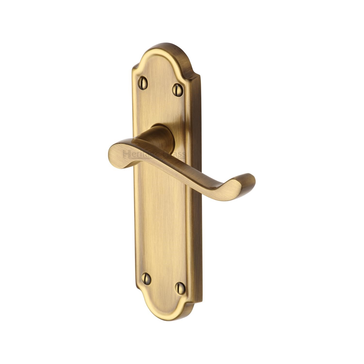 Heritage Brass Door Handle Lever Latch Meridian Design