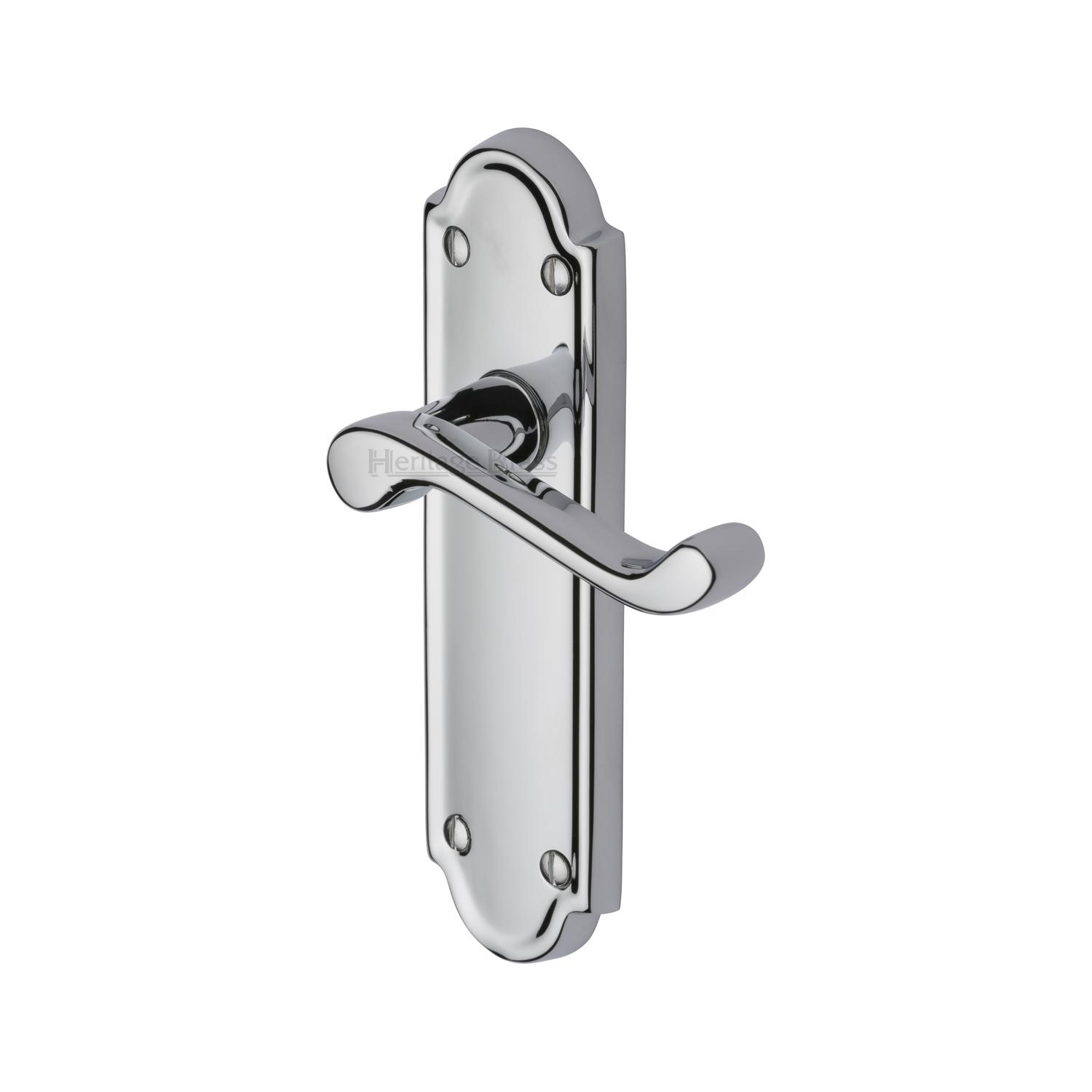 Heritage Brass Door Handle Lever Latch Meridian Design