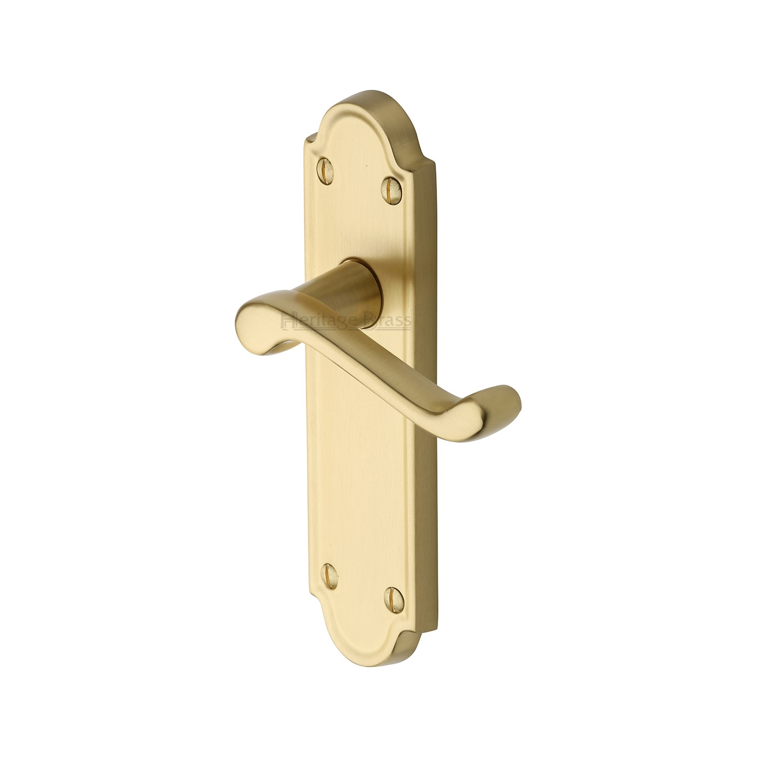 Heritage Brass Door Handle Lever Latch Meridian Design