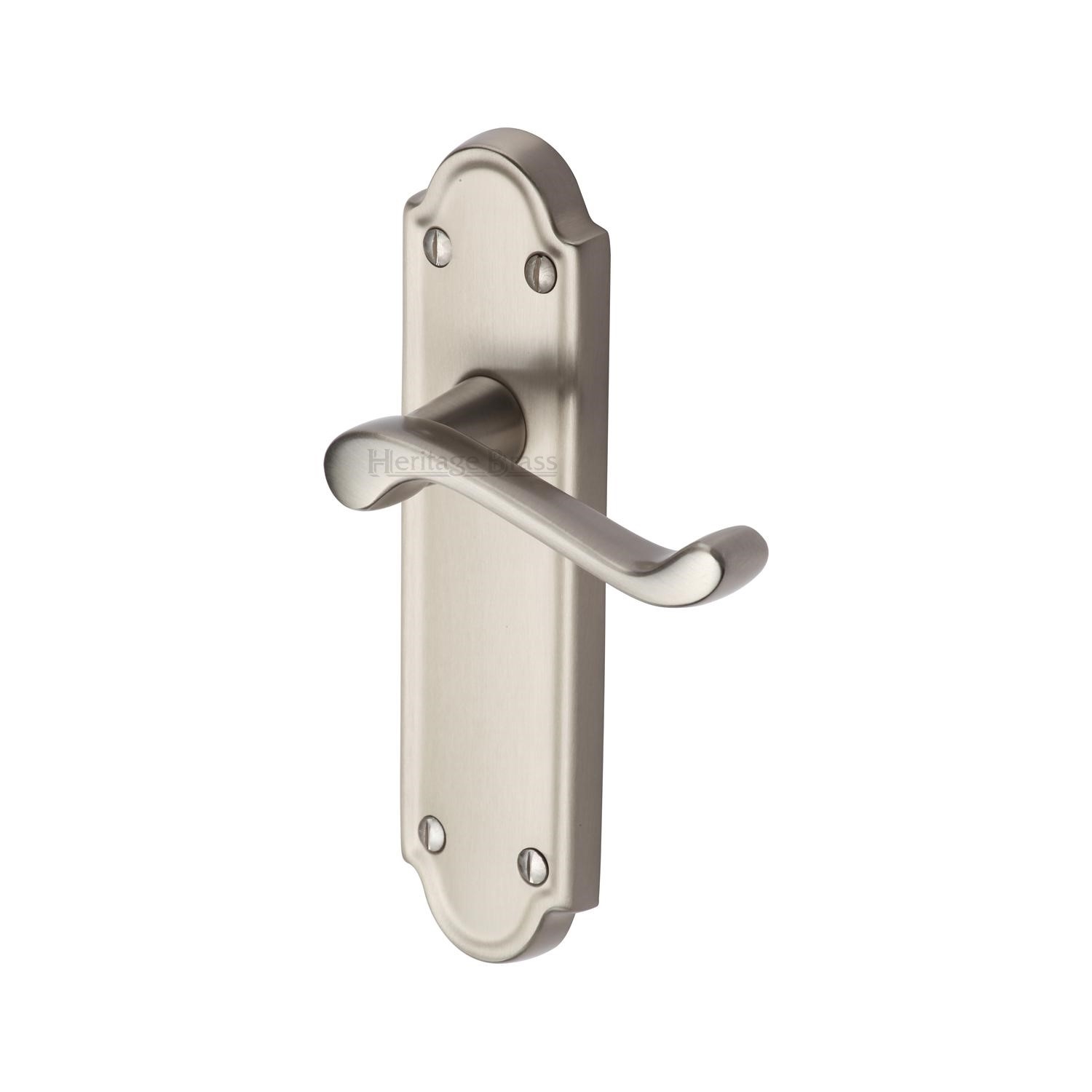 Heritage Brass Door Handle Lever Latch Meridian Design