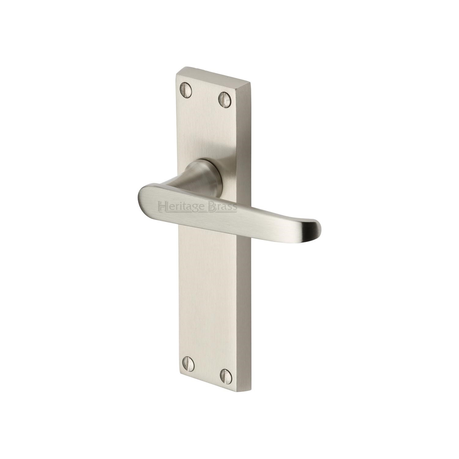 Heritage Brass Door Handle Lever Latch Victoria Design