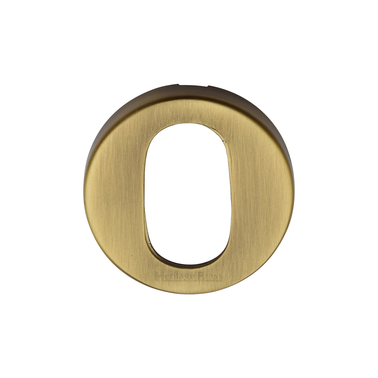 Heritage Brass Oval Profile Cylinder Escutcheon