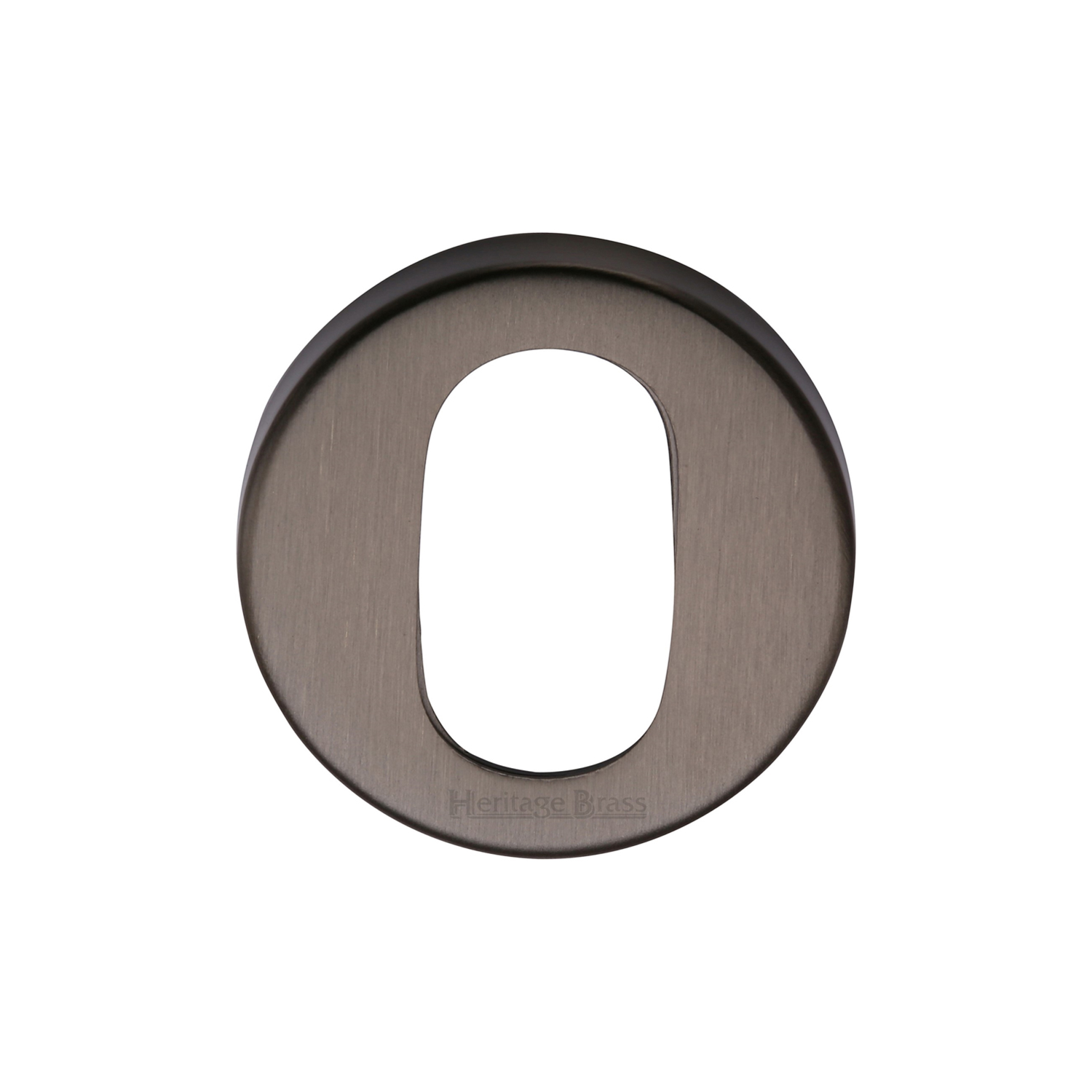 Heritage Brass Oval Profile Cylinder Escutcheon
