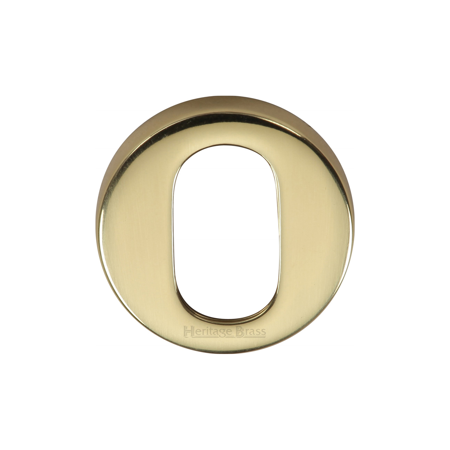 Heritage Brass Oval Profile Cylinder Escutcheon