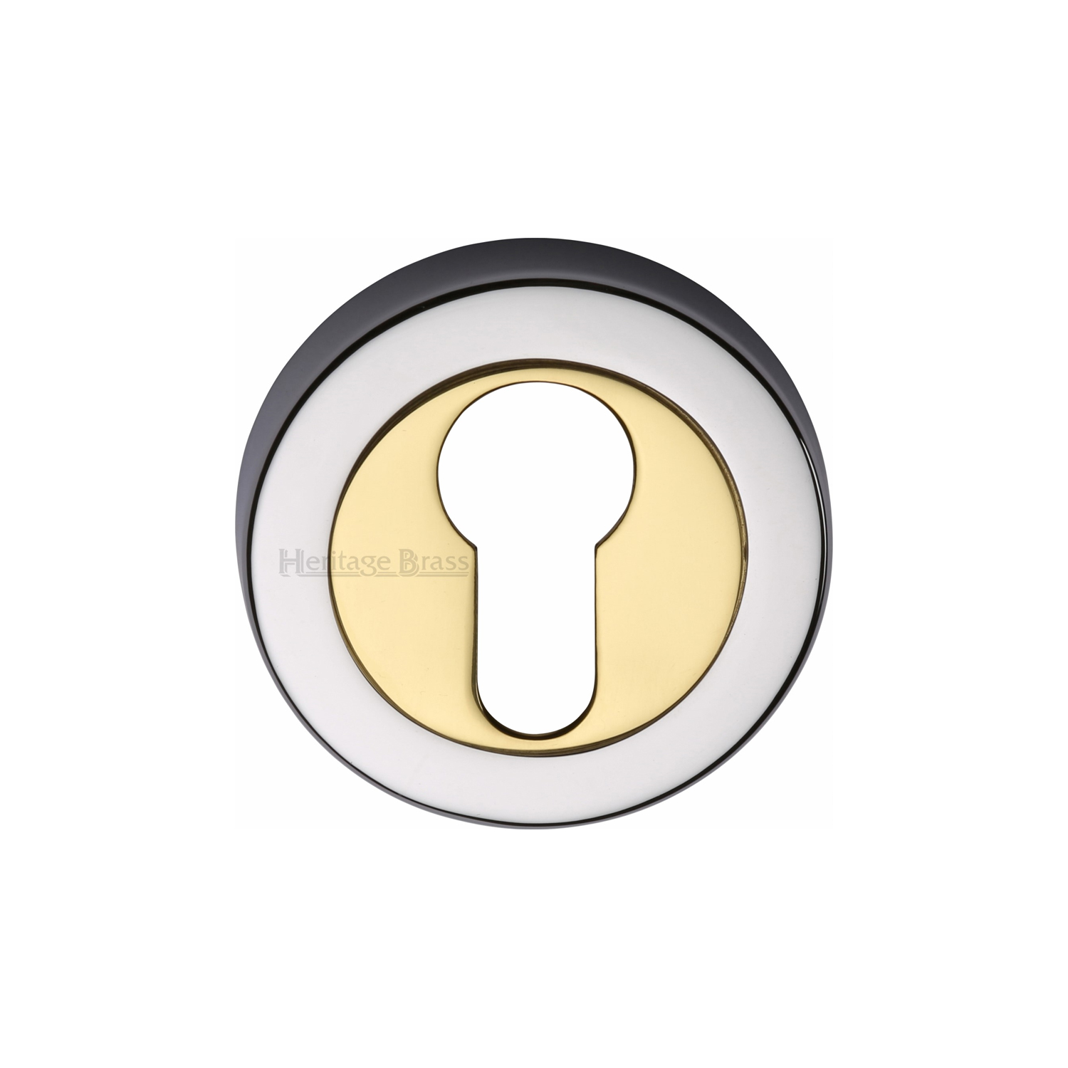 Heritage Brass Euro Profile Cylinder Escutcheon