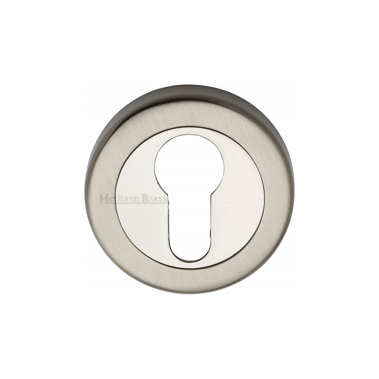 Heritage Brass Euro Profile Cylinder Escutcheon