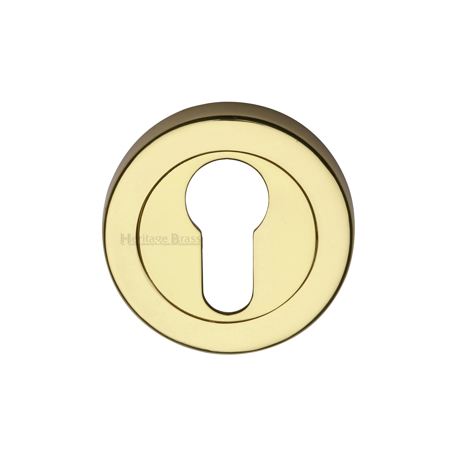 Heritage Brass Euro Profile Cylinder Escutcheon