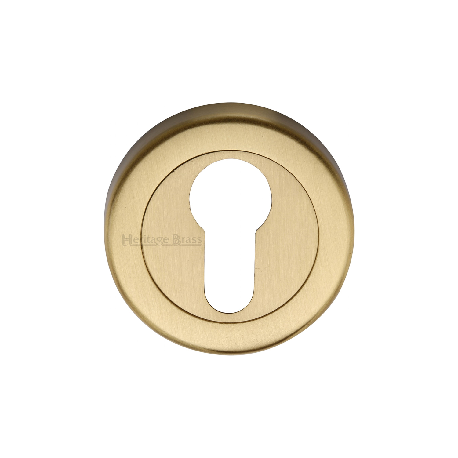 Heritage Brass Euro Profile Cylinder Escutcheon