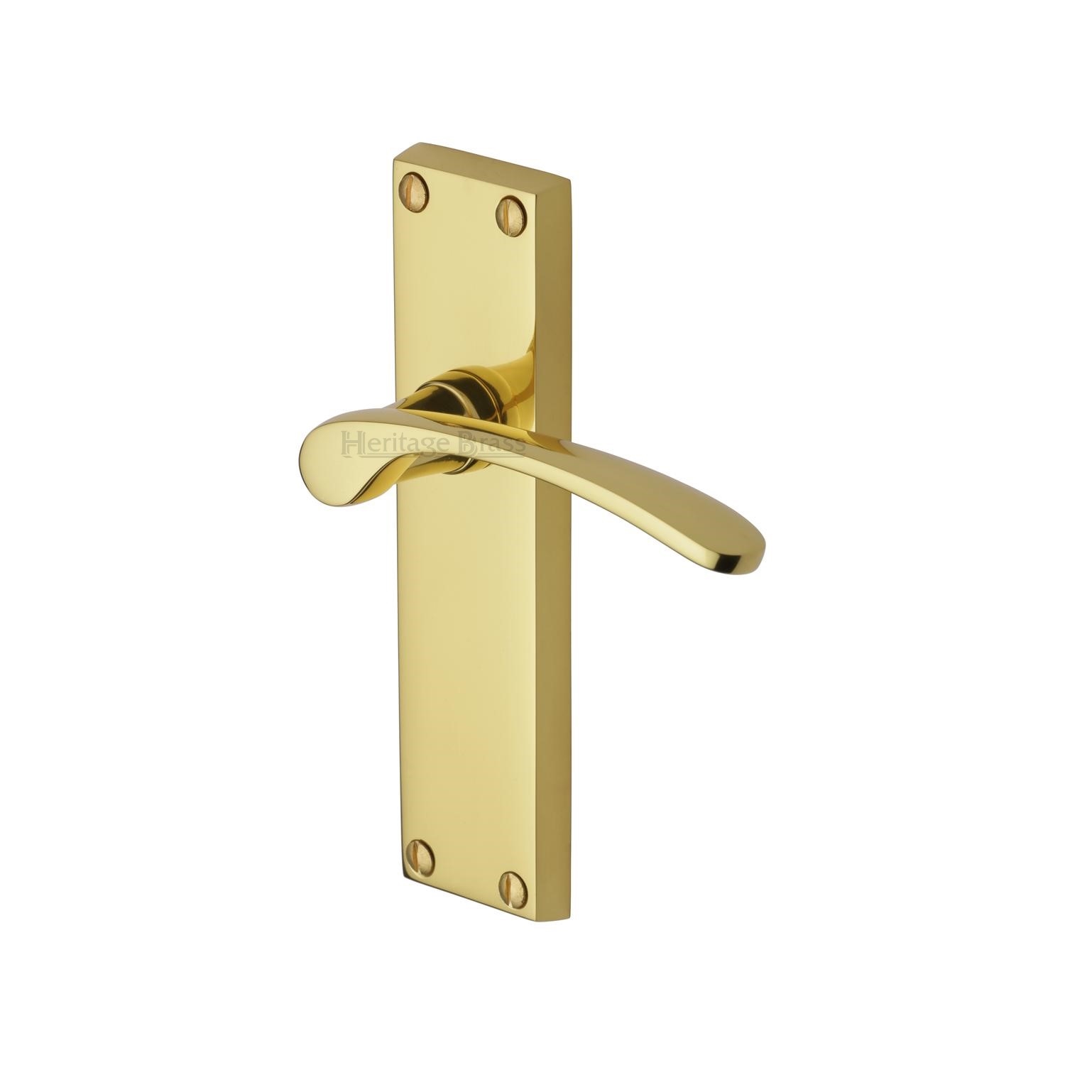Heritage Brass Door Handle Lever Latch Sophia Design