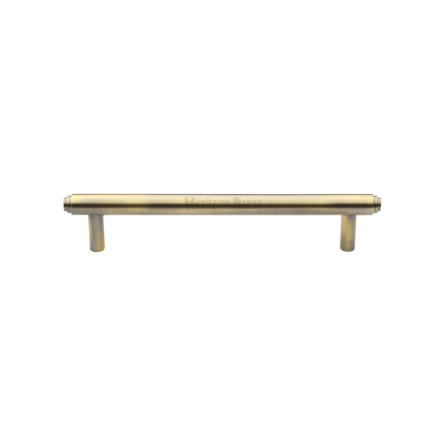 Heritage Brass Cabinet Pull Stepped Design 128mm c/c
