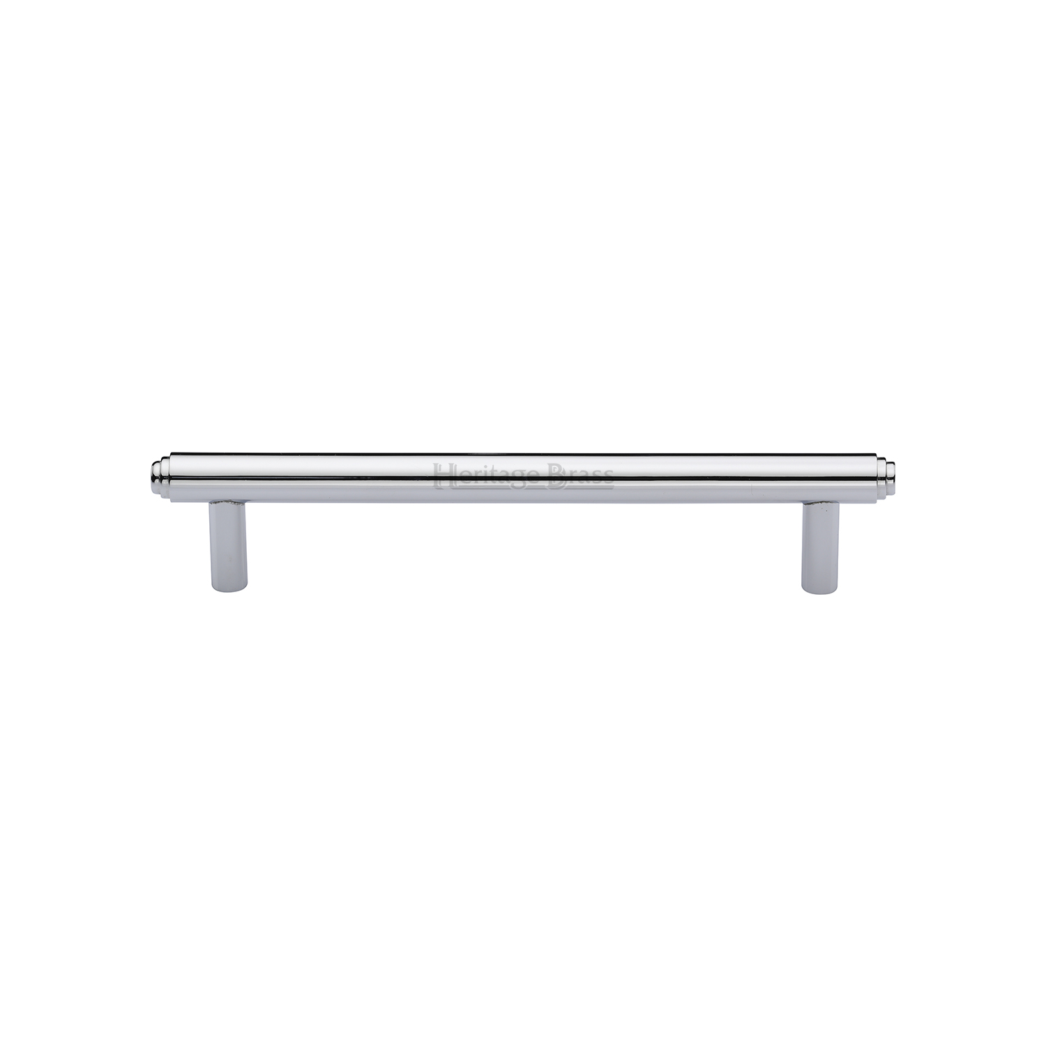 Heritage Brass Cabinet Pull Stepped Design 128mm c/c