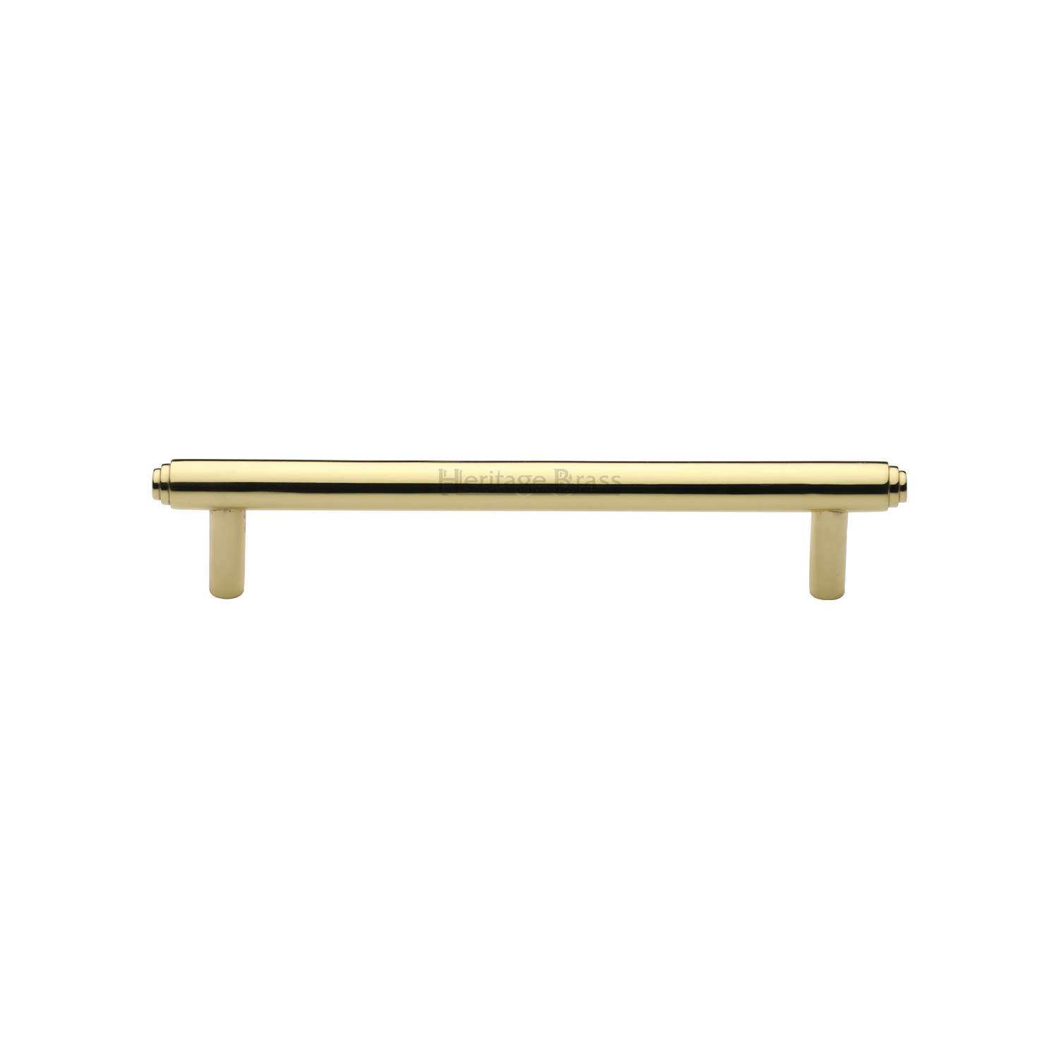 Heritage Brass Cabinet Pull Stepped Design 128mm c/c
