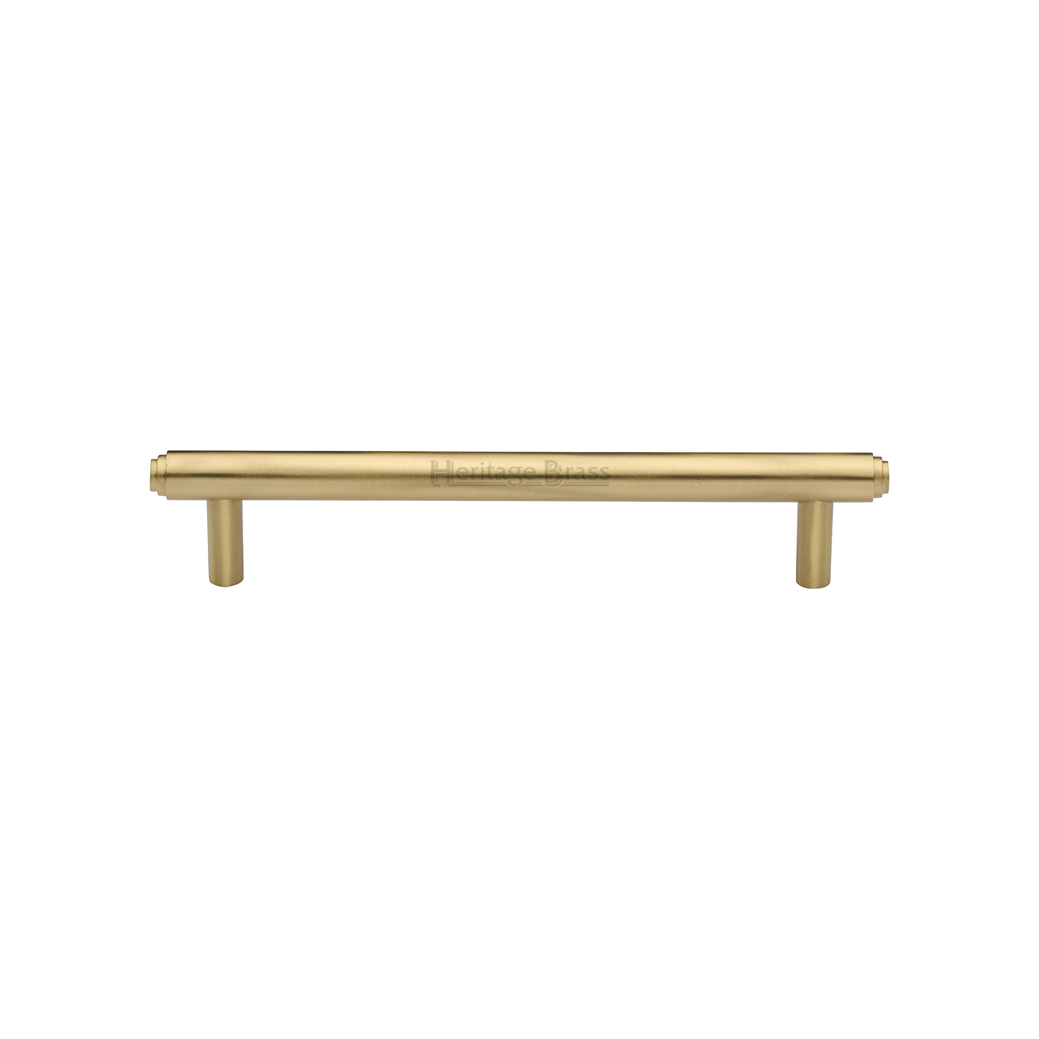 Heritage Brass Cabinet Pull Stepped Design 128mm c/c