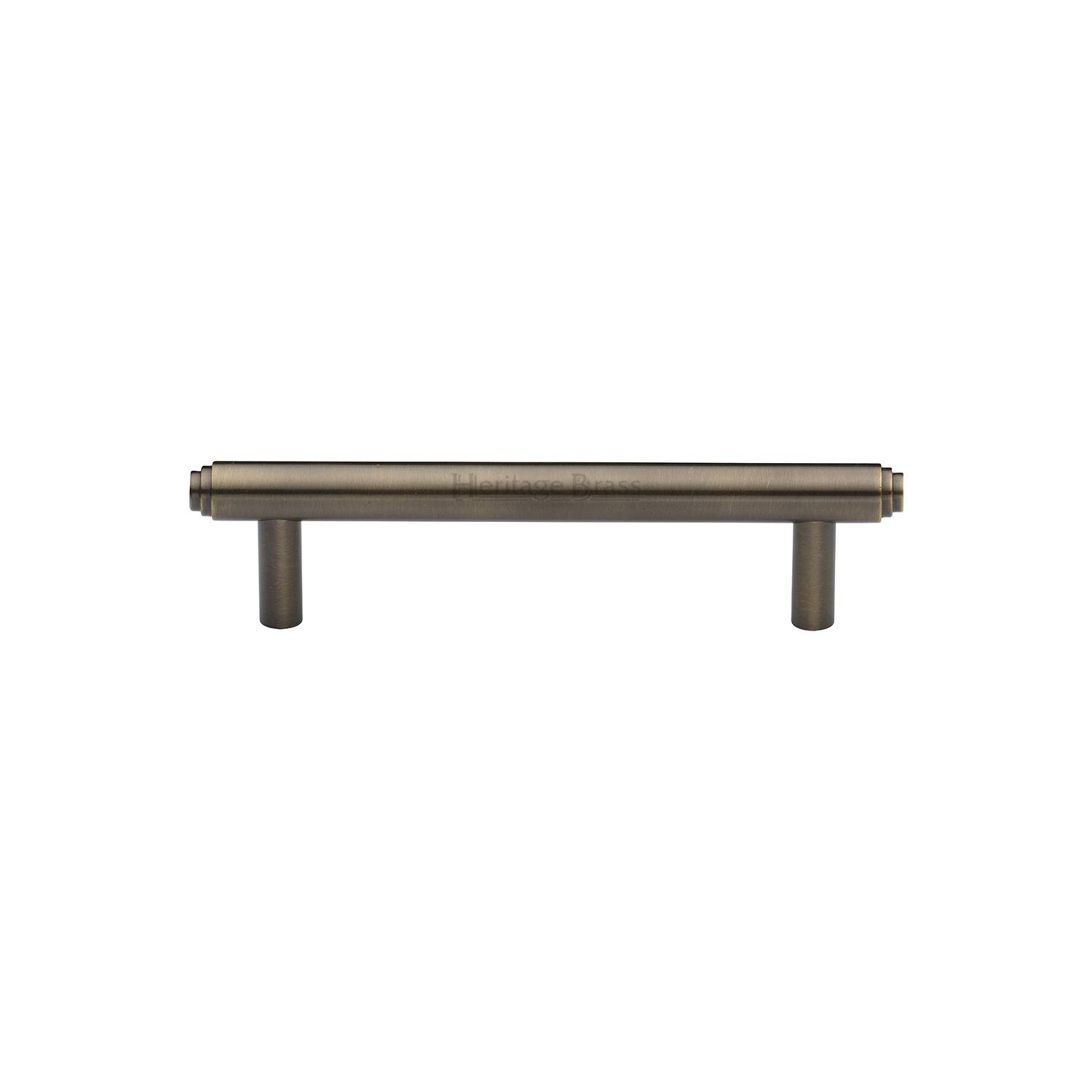 Heritage Brass Cabinet Pull Stepped Design 96mm c/c