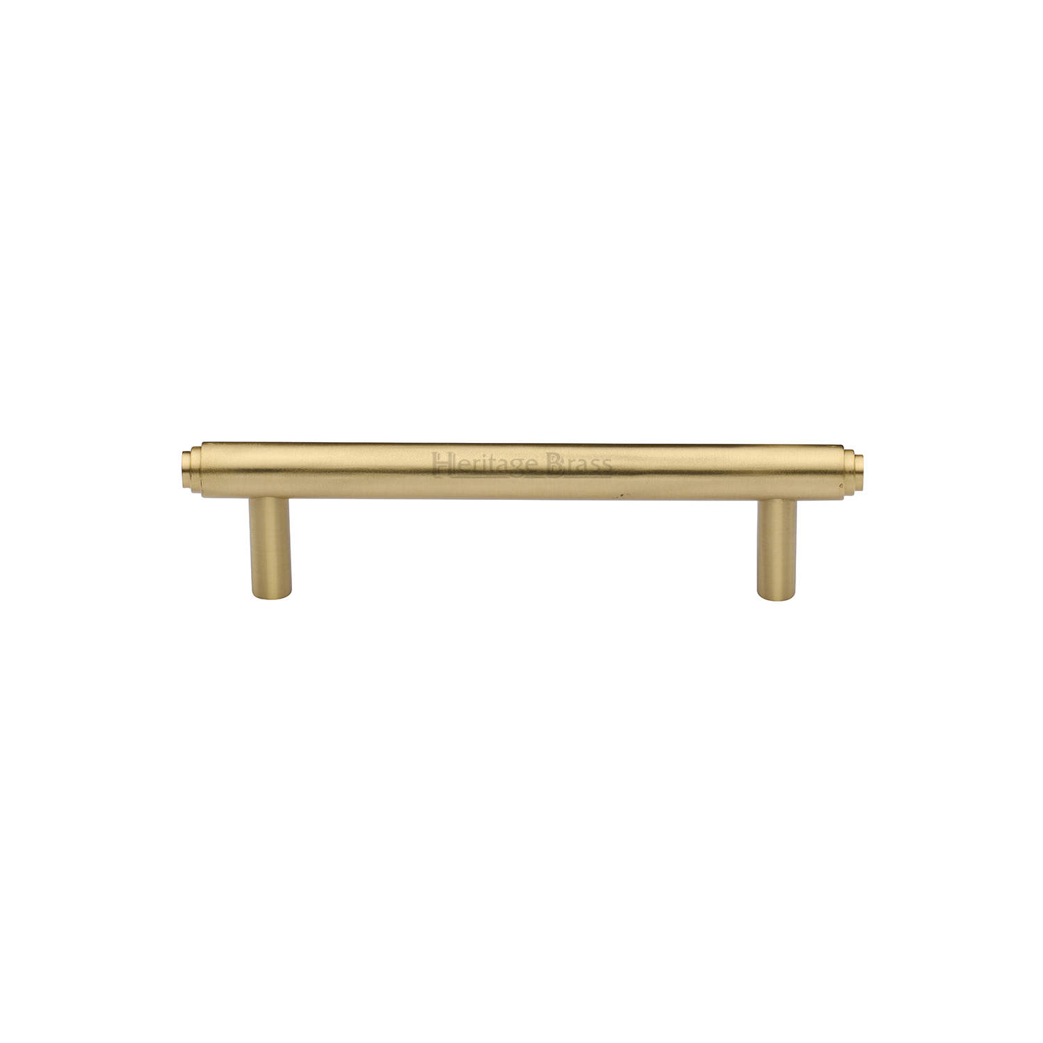 Heritage Brass Cabinet Pull Stepped Design 96mm c/c