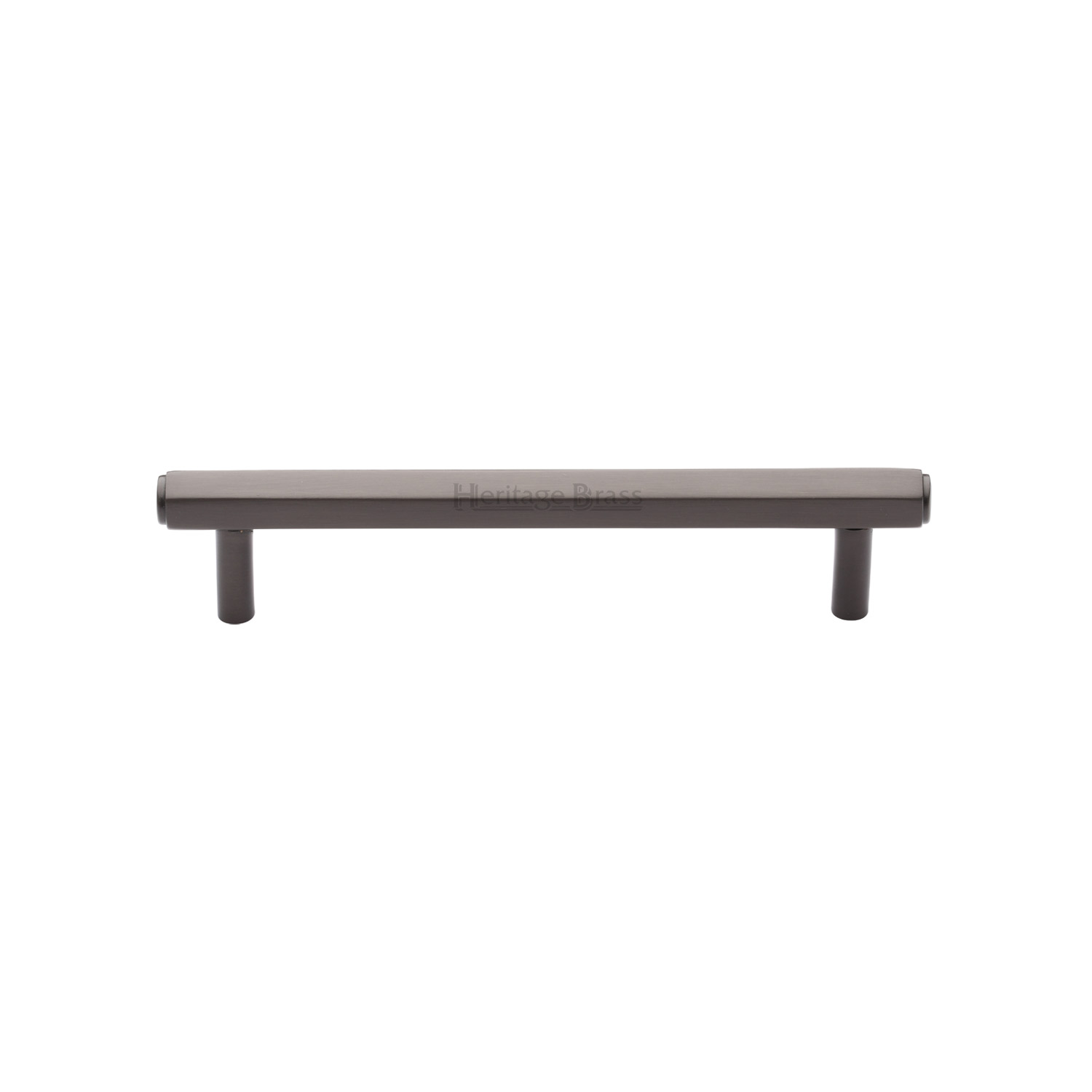 Heritage Brass Cabinet Pull Hexagon Design 128mm c/c