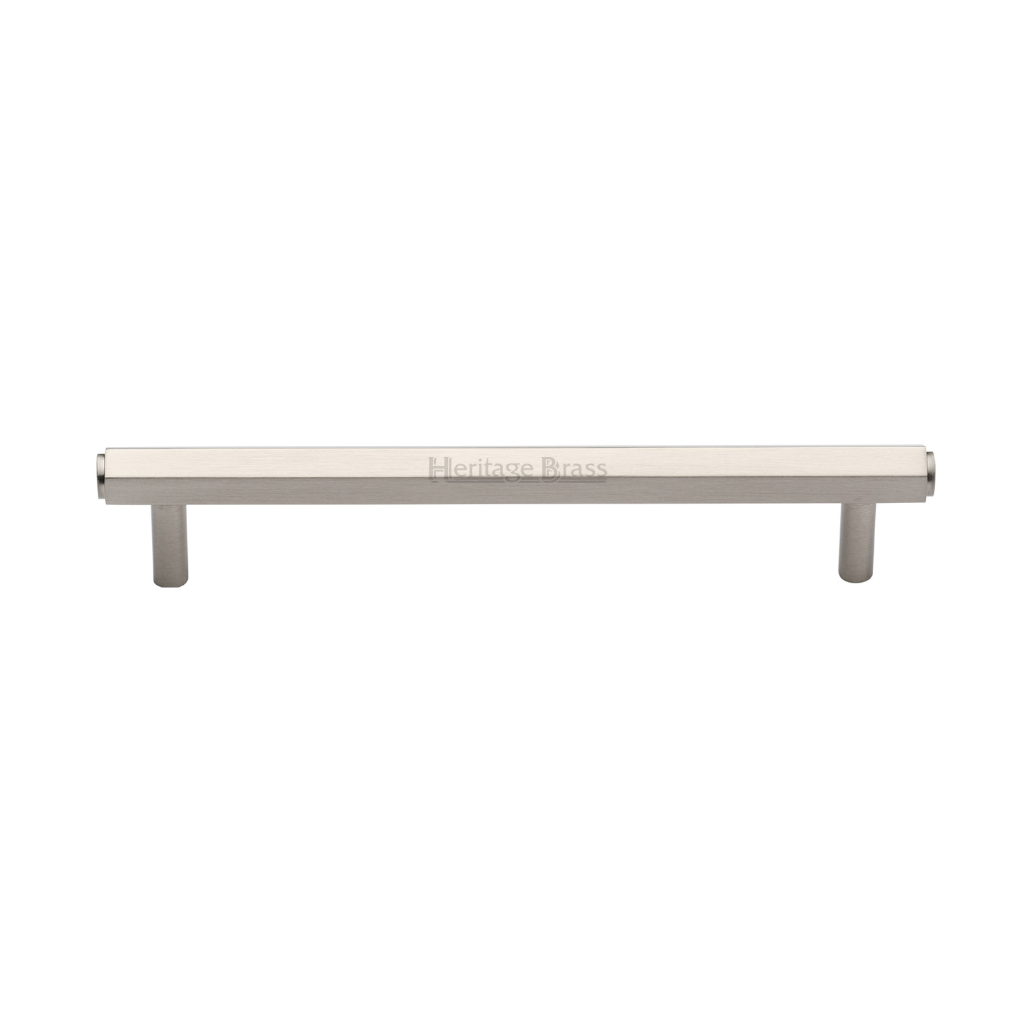 Heritage Brass Cabinet Pull Hexagon Design 160mm c/c