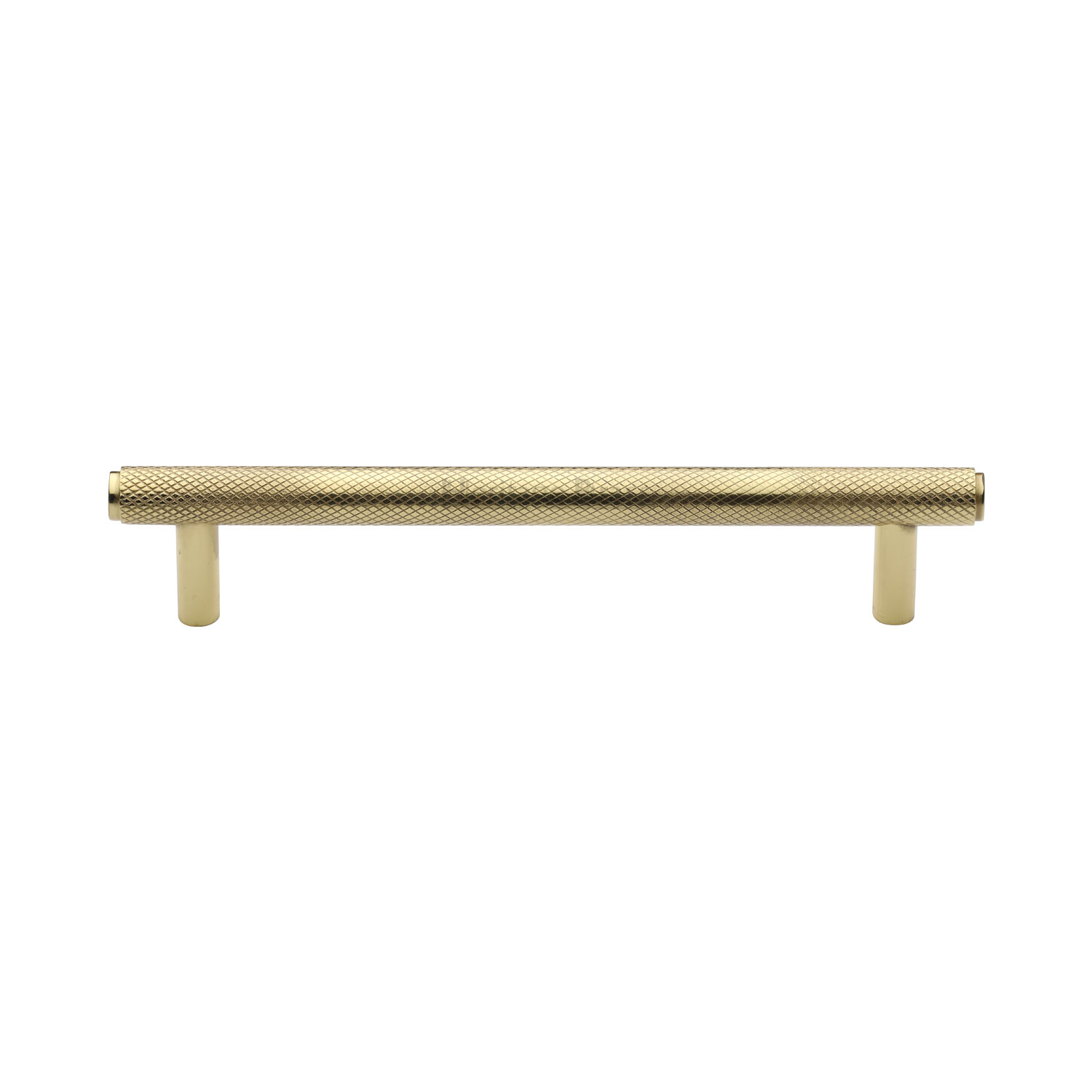 Heritage Brass Cabinet Pull Complete Knurl Design 128mm c/c