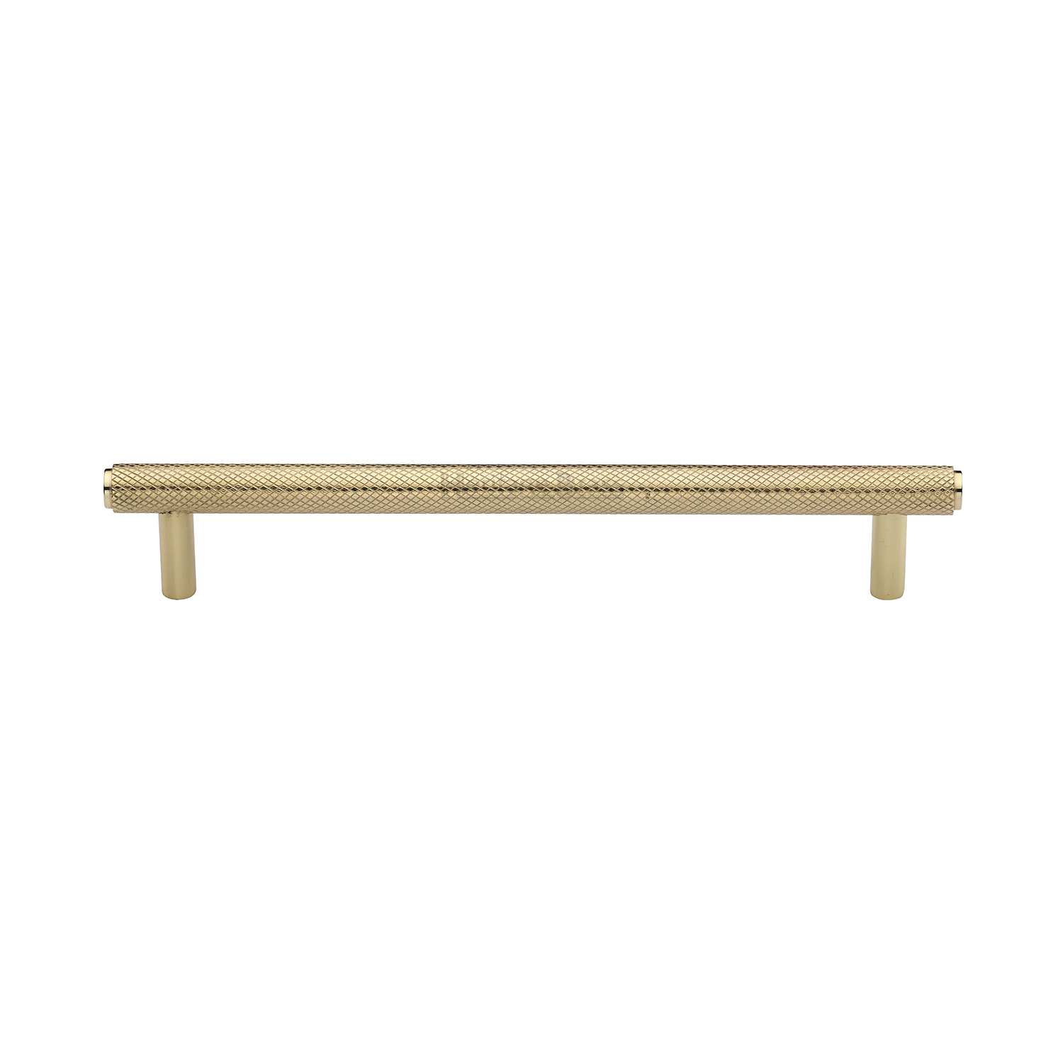 Heritage Brass Cabinet Pull Complete Knurl Design 160mm c/c