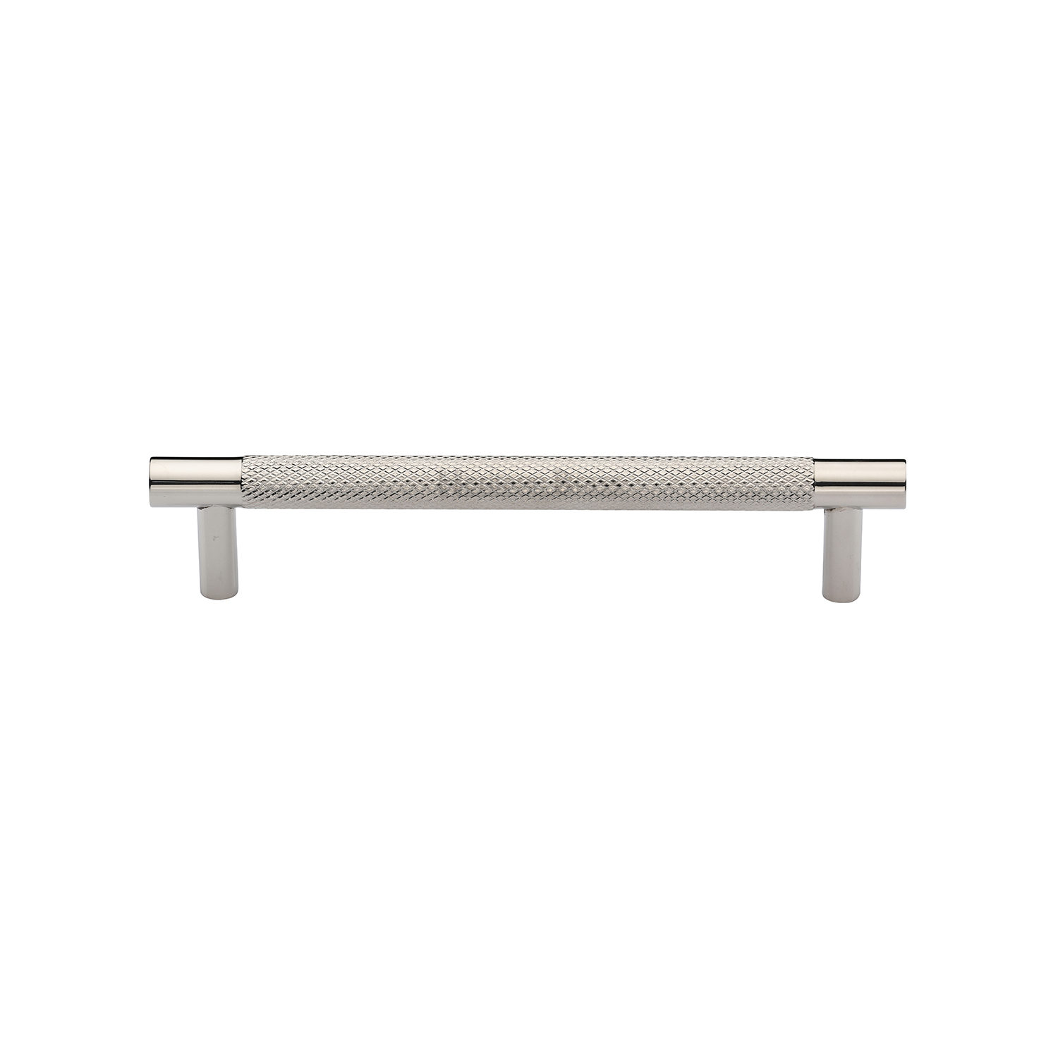 Heritage Brass Cabinet Pull Partial Knurl Design 128mm c/c