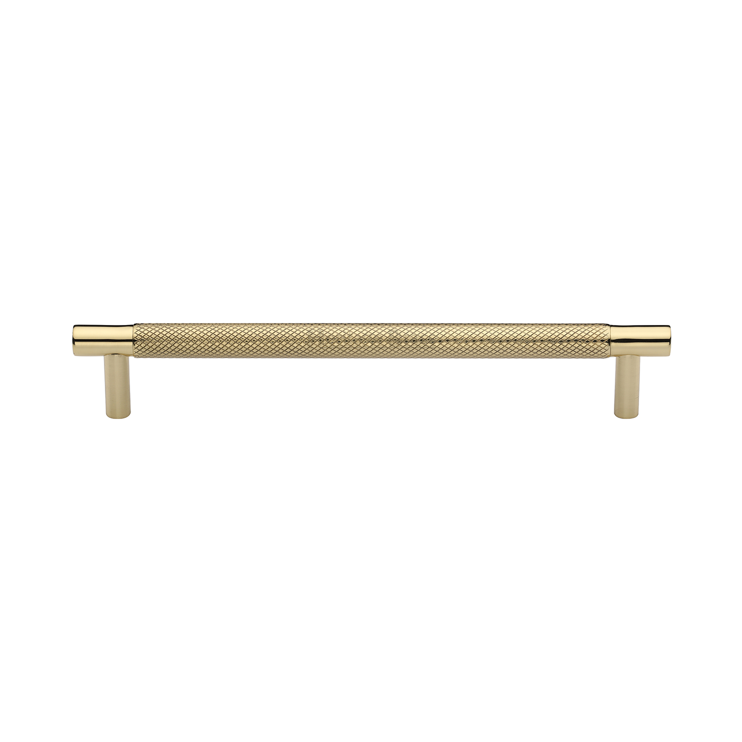 Heritage Brass Cabinet Pull Partial Knurl Design 160mm c/c