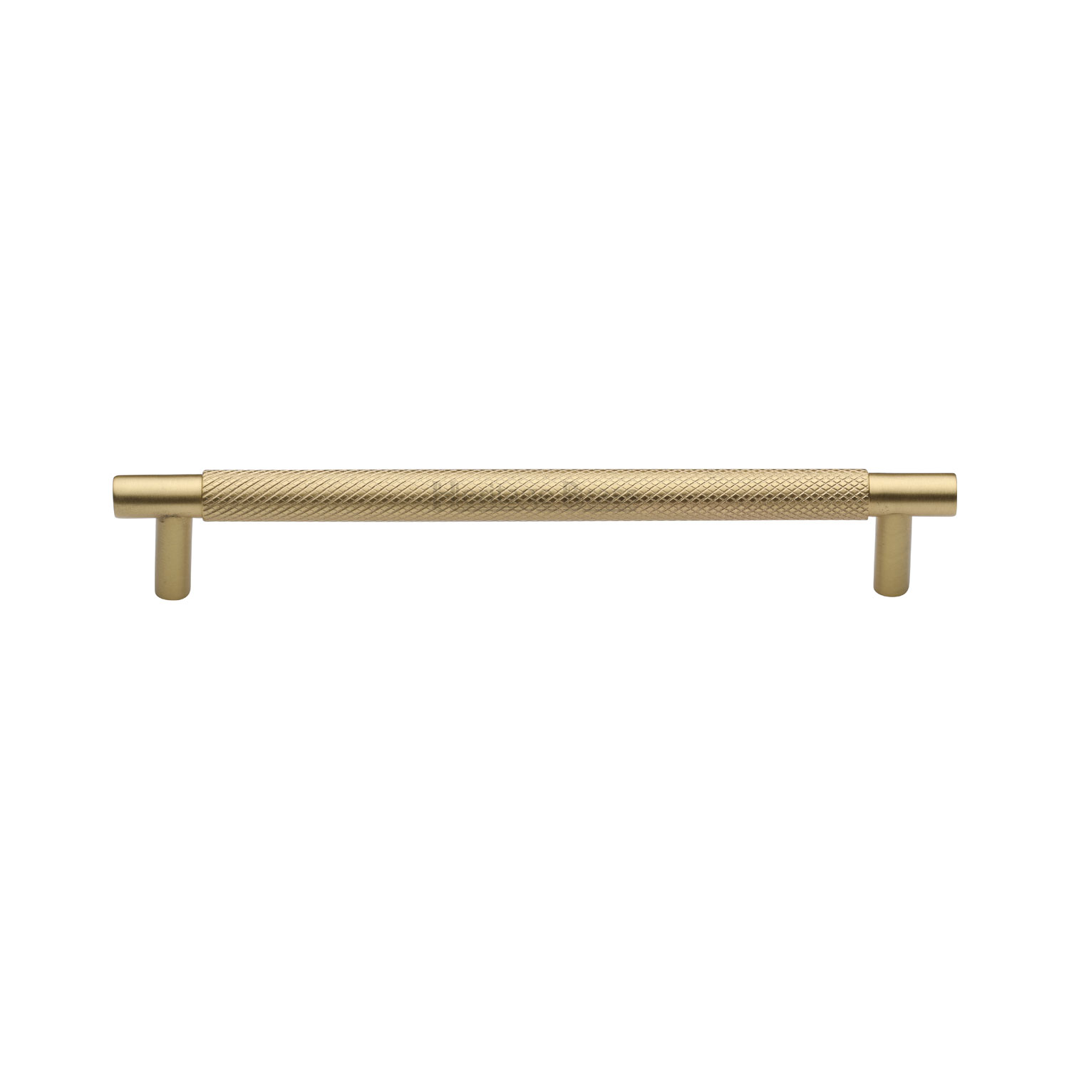 Heritage Brass Cabinet Pull Partial Knurl Design 160mm c/c