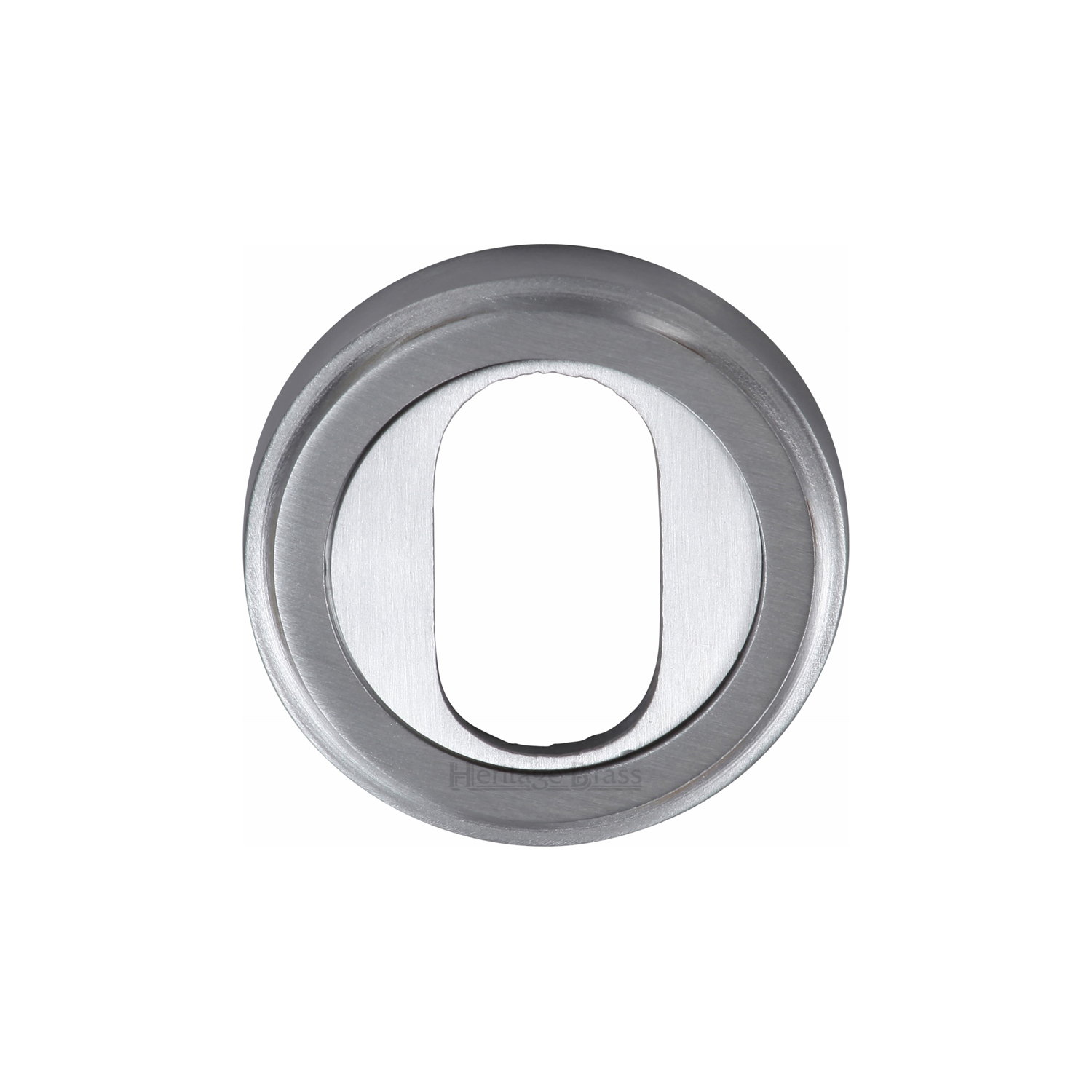 Heritage Brass Oval Profile Cylinder Escutcheon