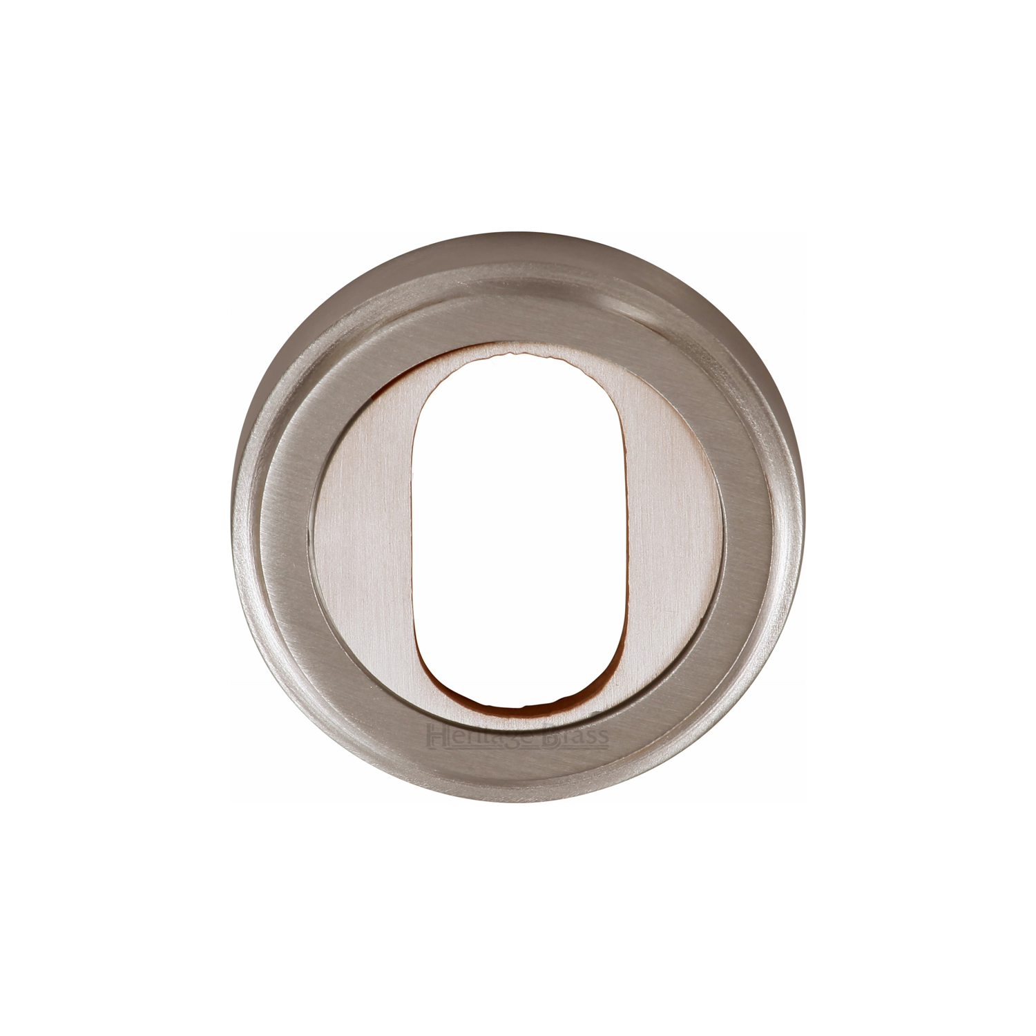 Heritage Brass Oval Profile Cylinder Escutcheon