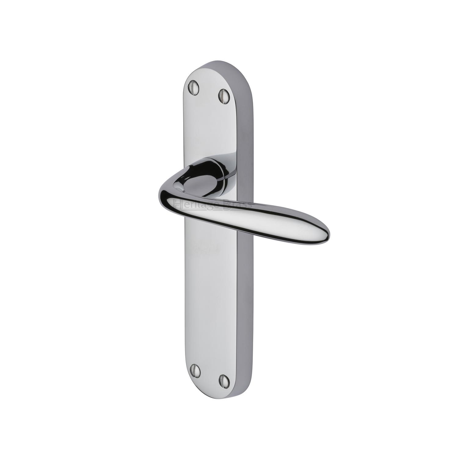 Heritage Brass Door Handle Lever Latch Sutton Design
