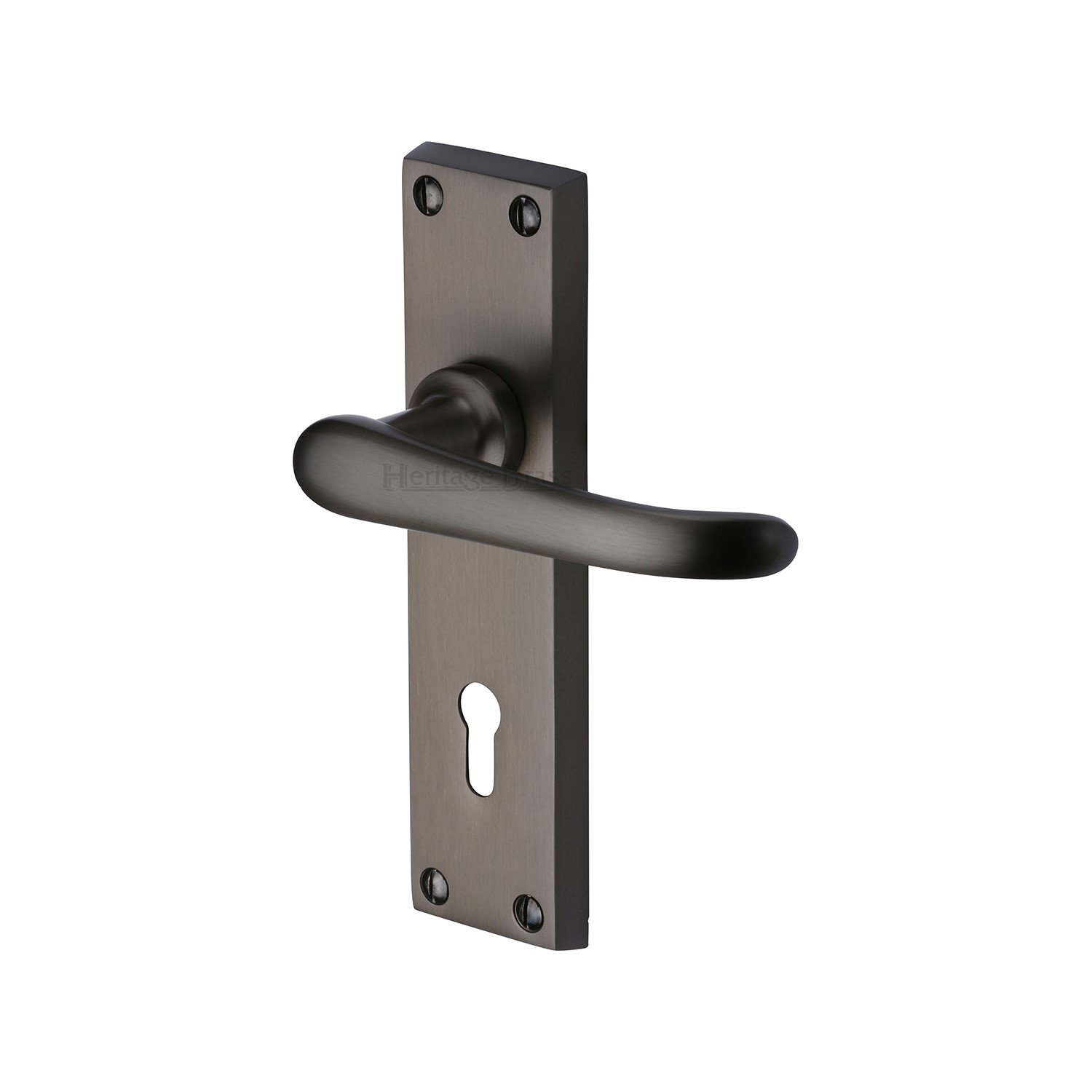 Heritage Brass Door Handle Lever Lock Windsor Design