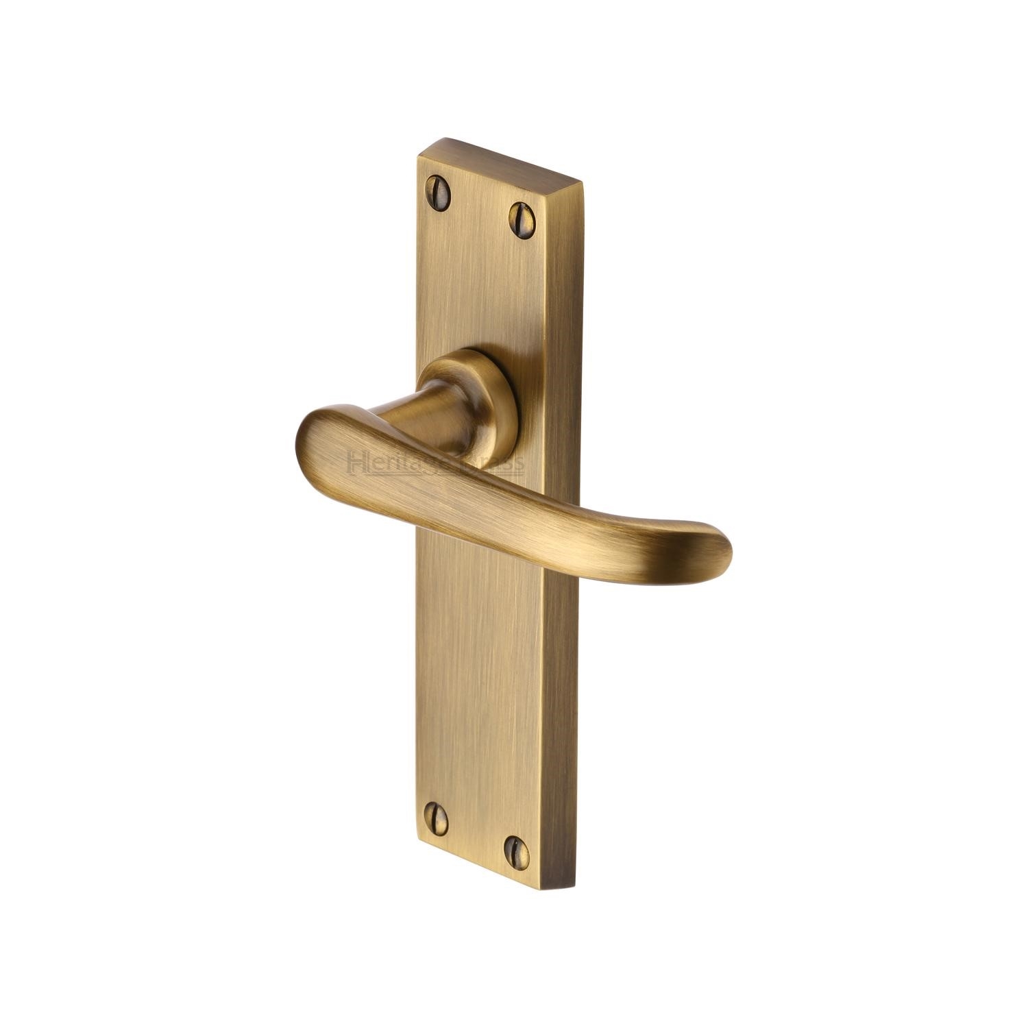 Heritage Brass Door Handle Lever Latch Windsor Design