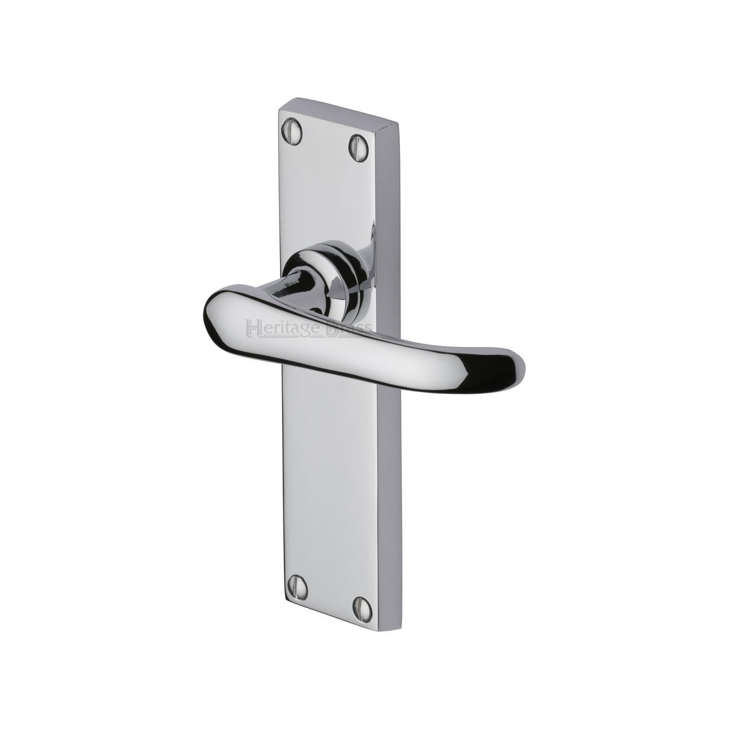Heritage Brass Door Handle Lever Latch Windsor Design
