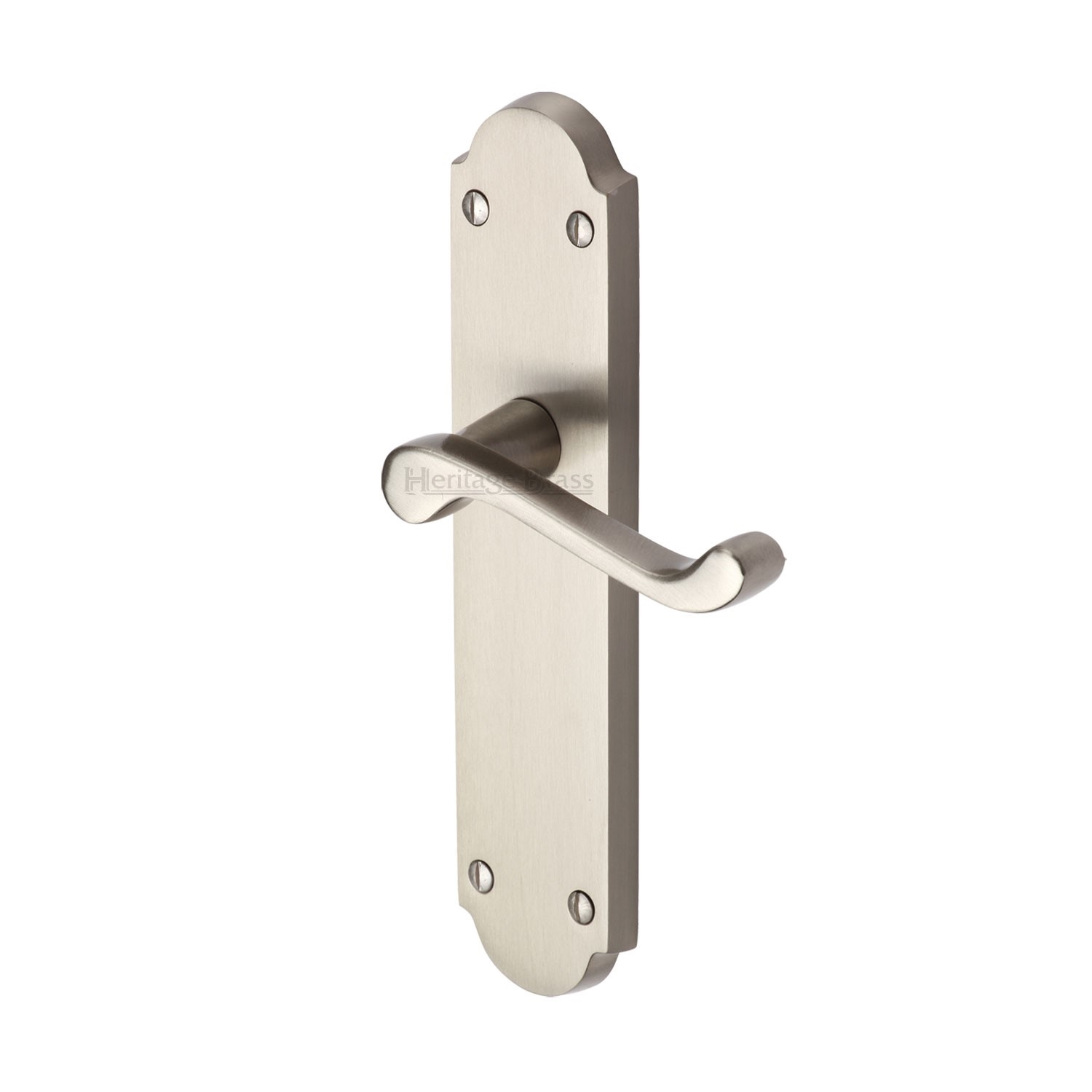Heritage Brass Door Handle Lever Latch Savoy Long Design