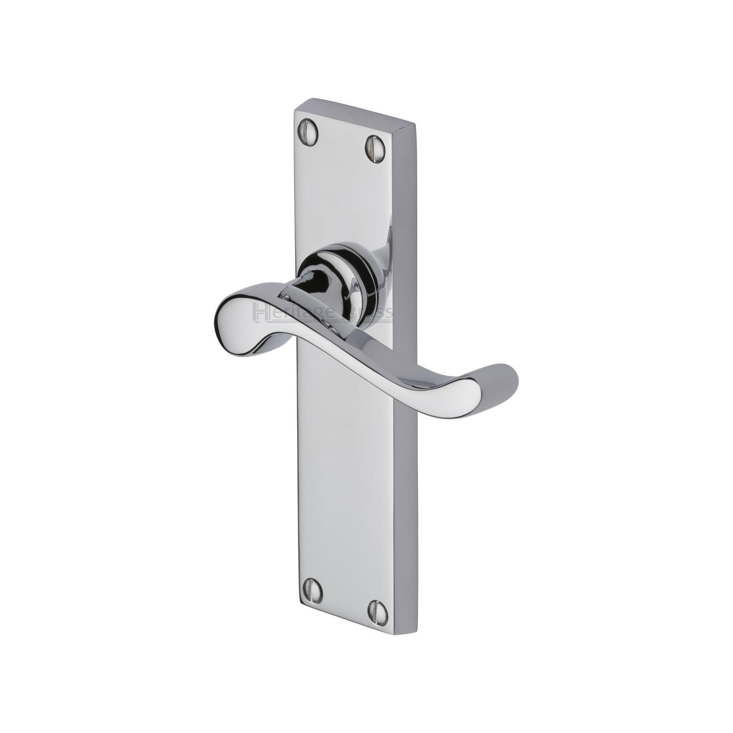 Heritage Brass Door Handle Lever Latch Bedford Design