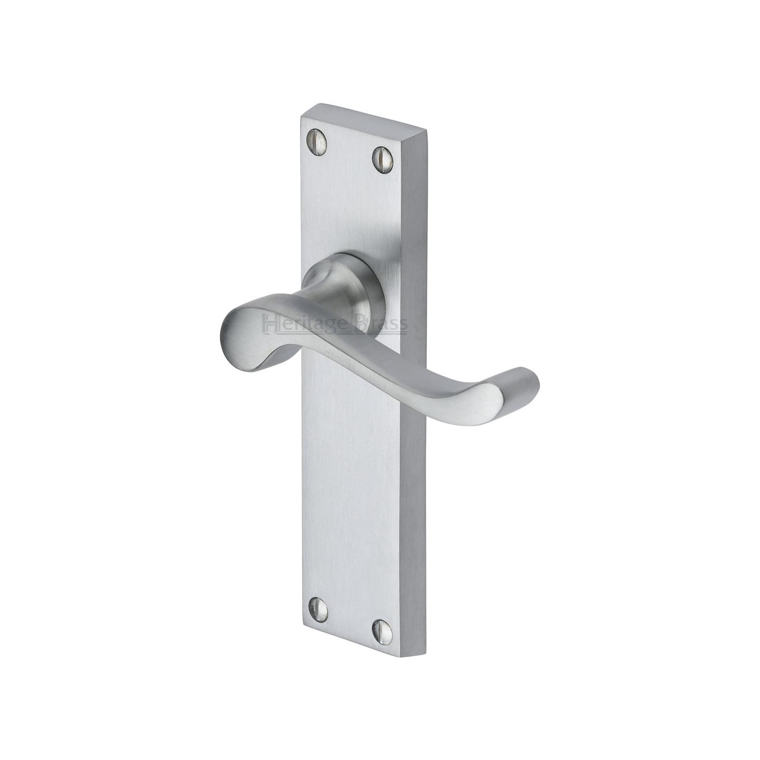 Heritage Brass Door Handle Lever Latch Bedford Design