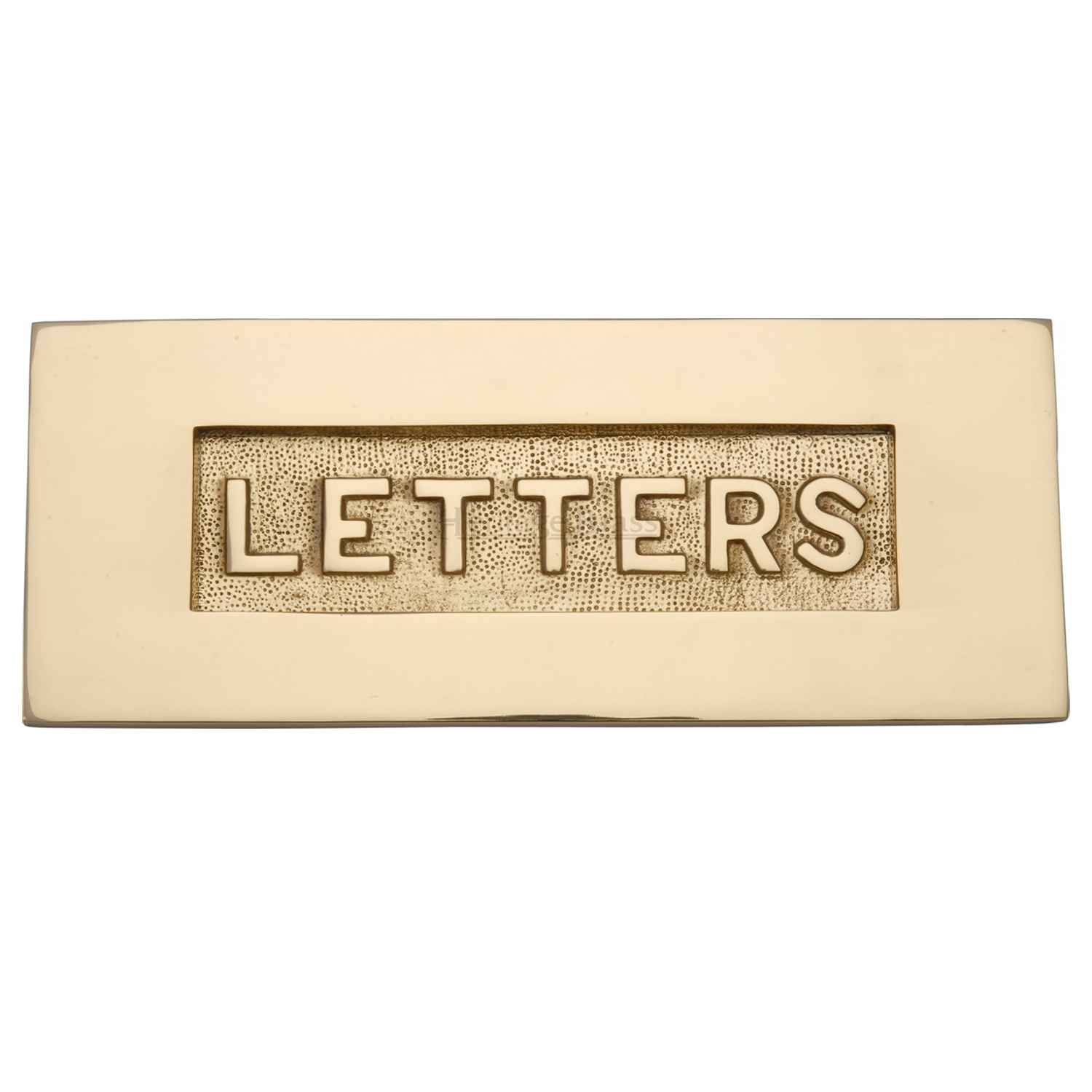 Heritage Brass Embossed Letterplate