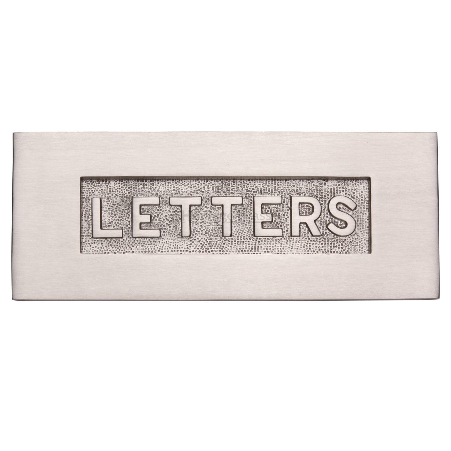 Heritage Brass Embossed Letterplate