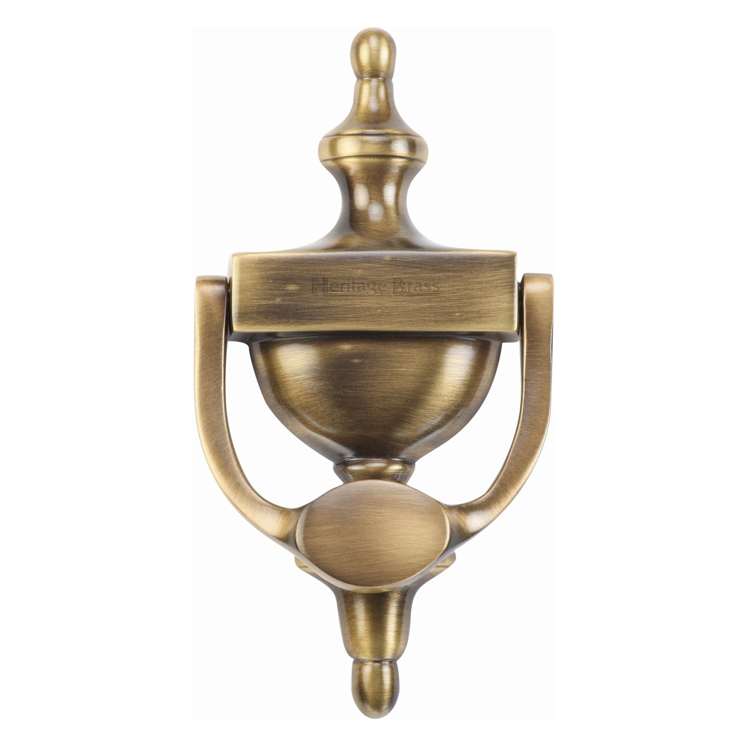 Heritage Brass Urn Knocker 7 1/4"