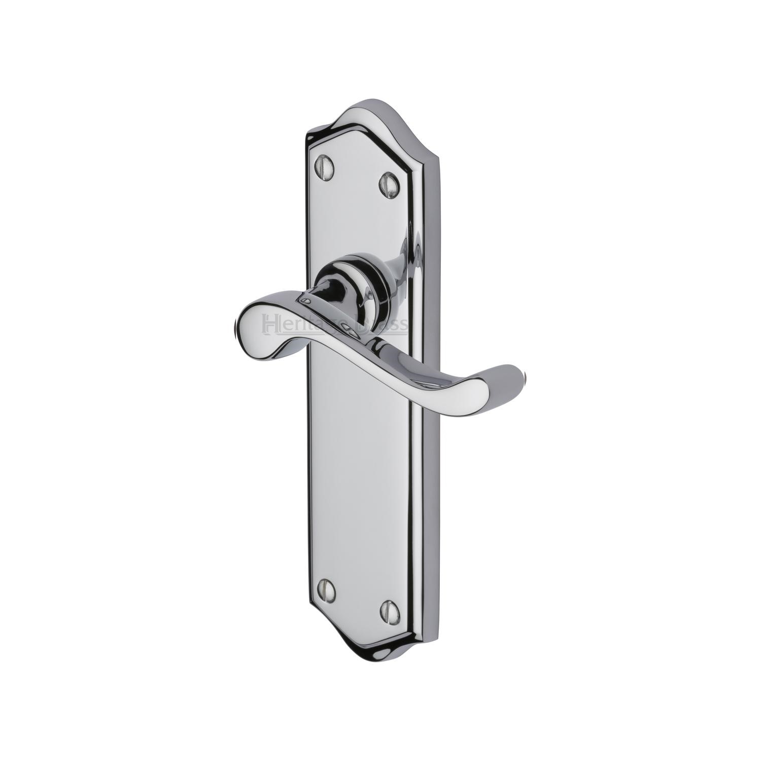 Heritage Brass Door Handle Lever Latch Buckingham Design
